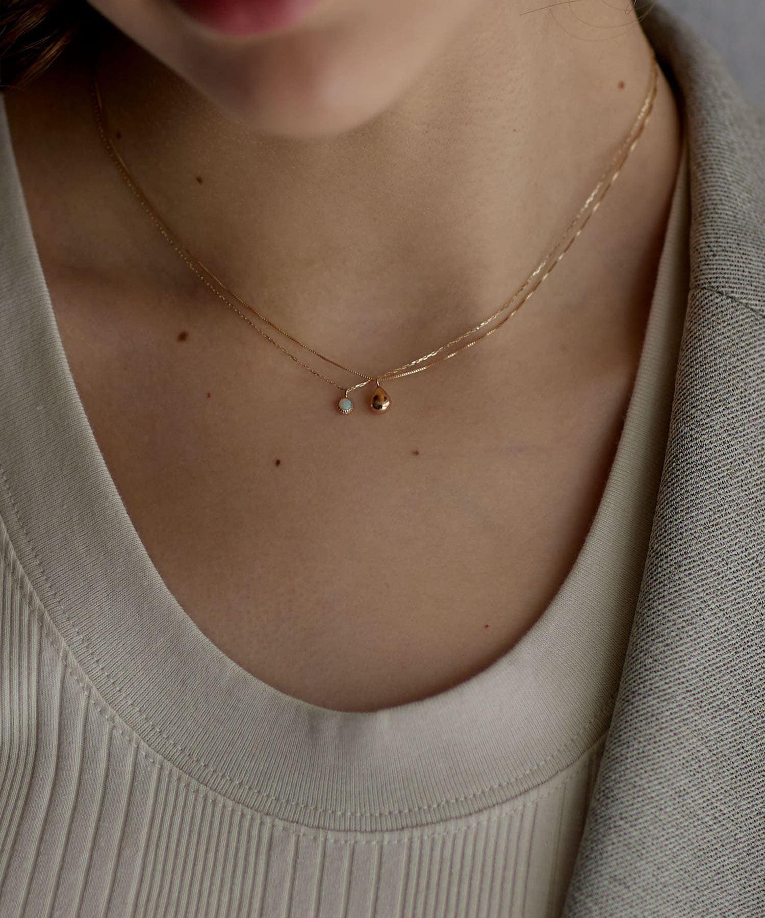 ff by decor urban research　シズクネックレス GOLD -