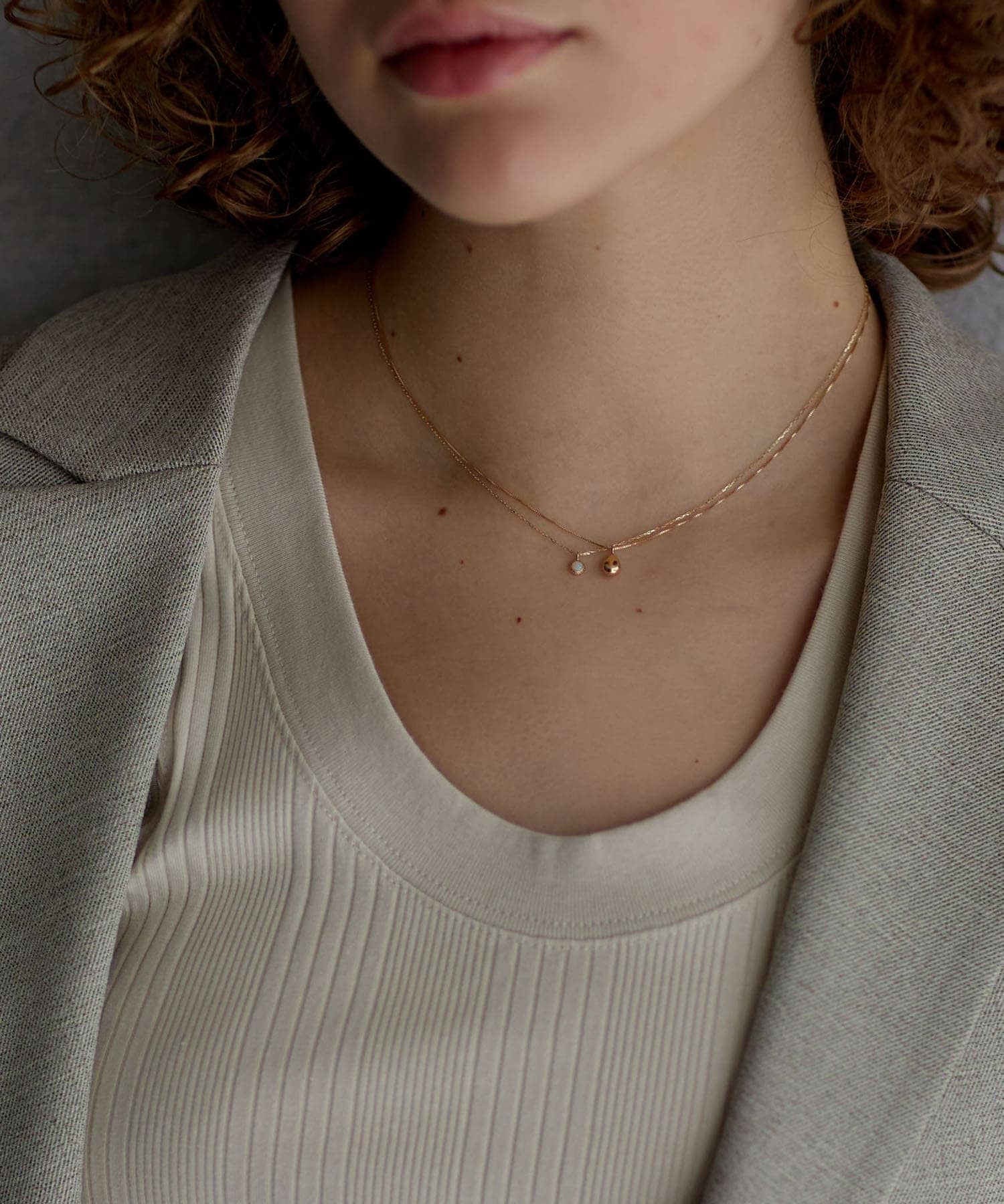 ff by decor urban research　シズクネックレス GOLD -
