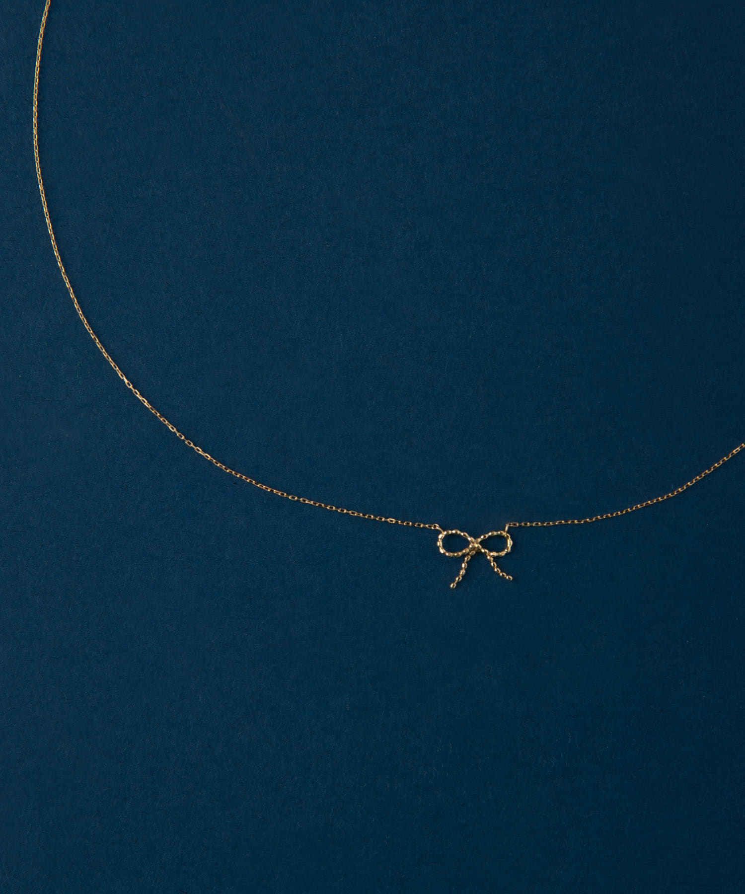 ff by decor urban research　18K リボンネックレス GOLD -