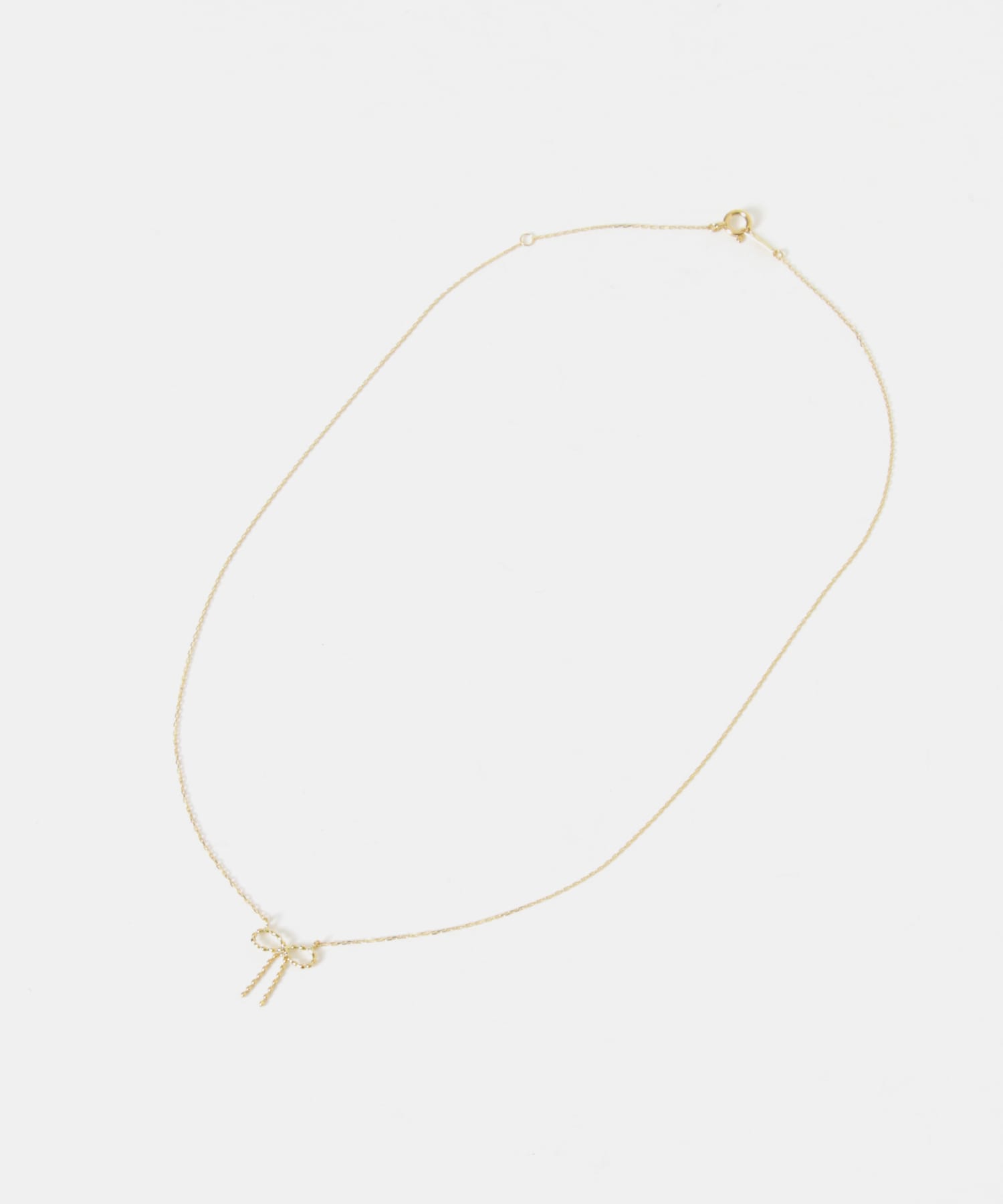 ff by decor urban research　18K リボンネックレス GOLD -