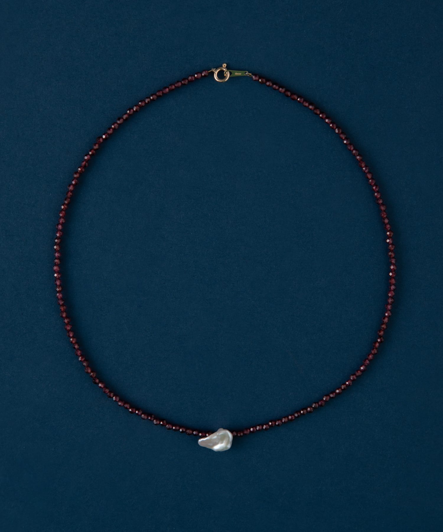 ff by decor urban research　Stone choker ガーネット -