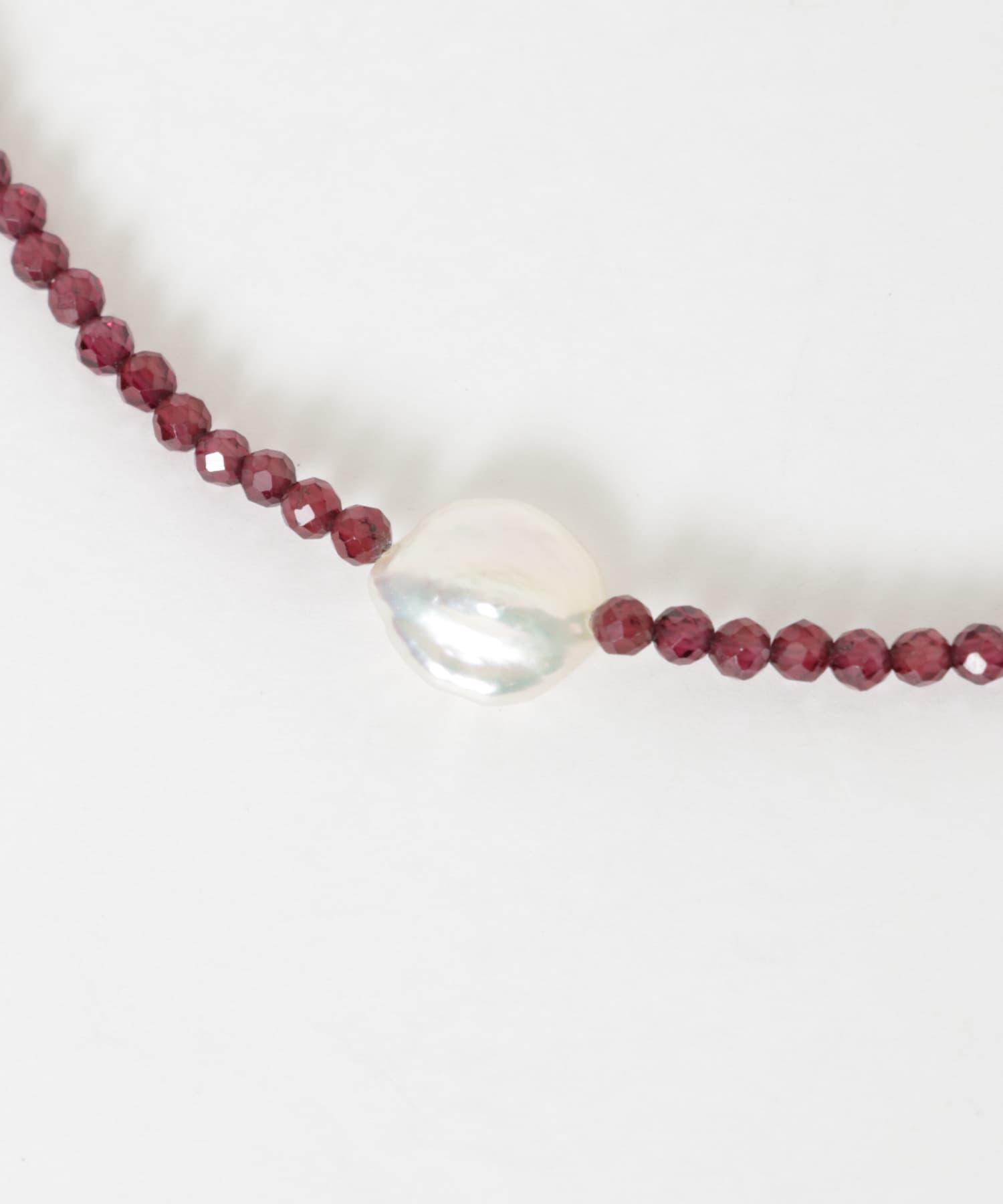ff by decor urban research　Stone choker ガーネット -