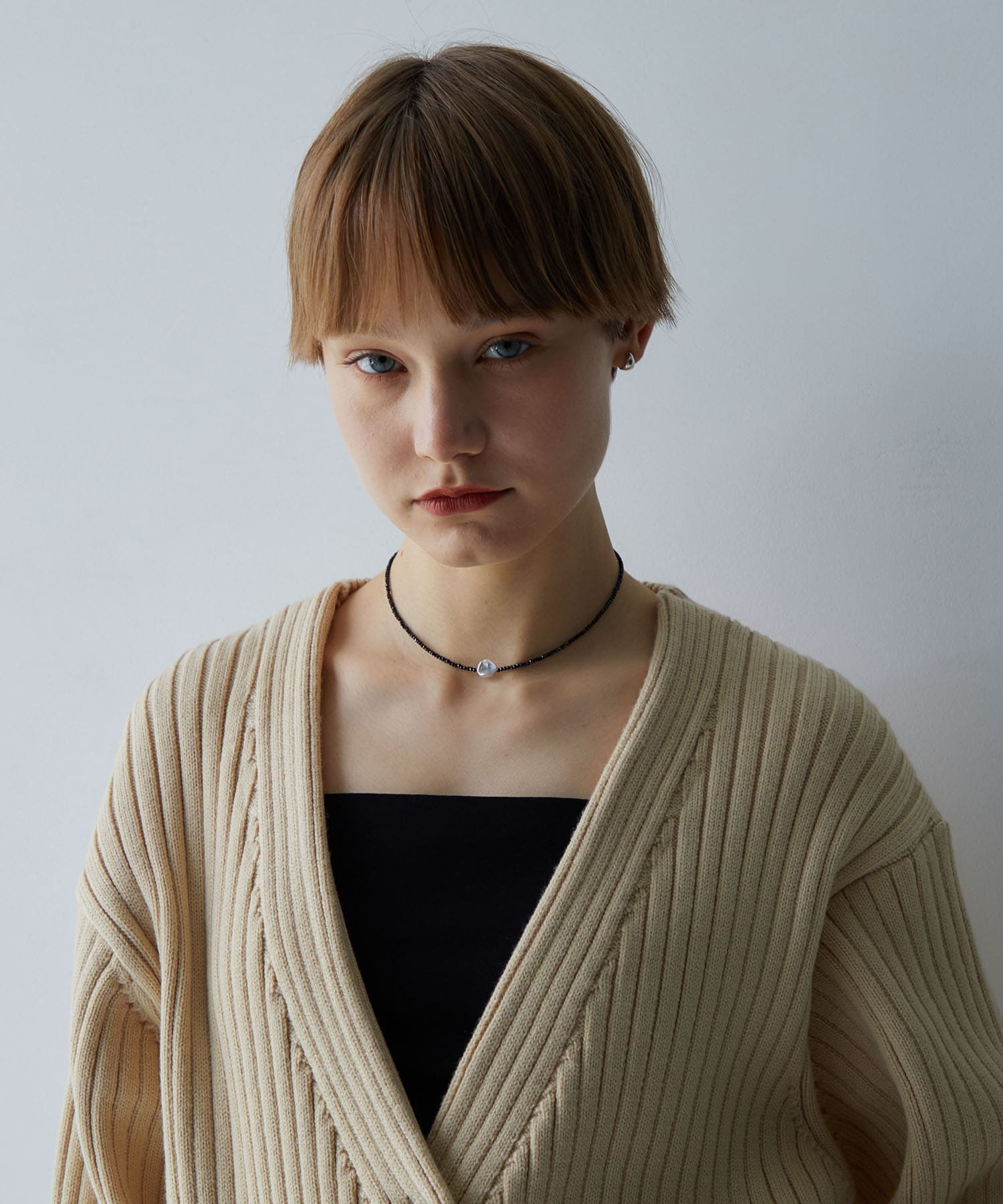 ff by decor urban research　Stone choker ブラックスピネル -