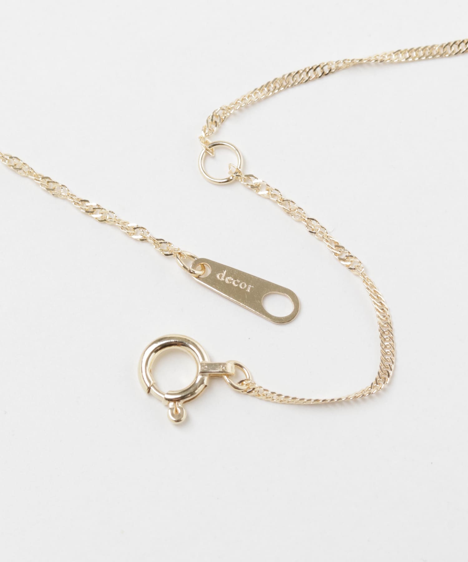 ff by decor urban research　デザインチェーンネックレス 10KYG -