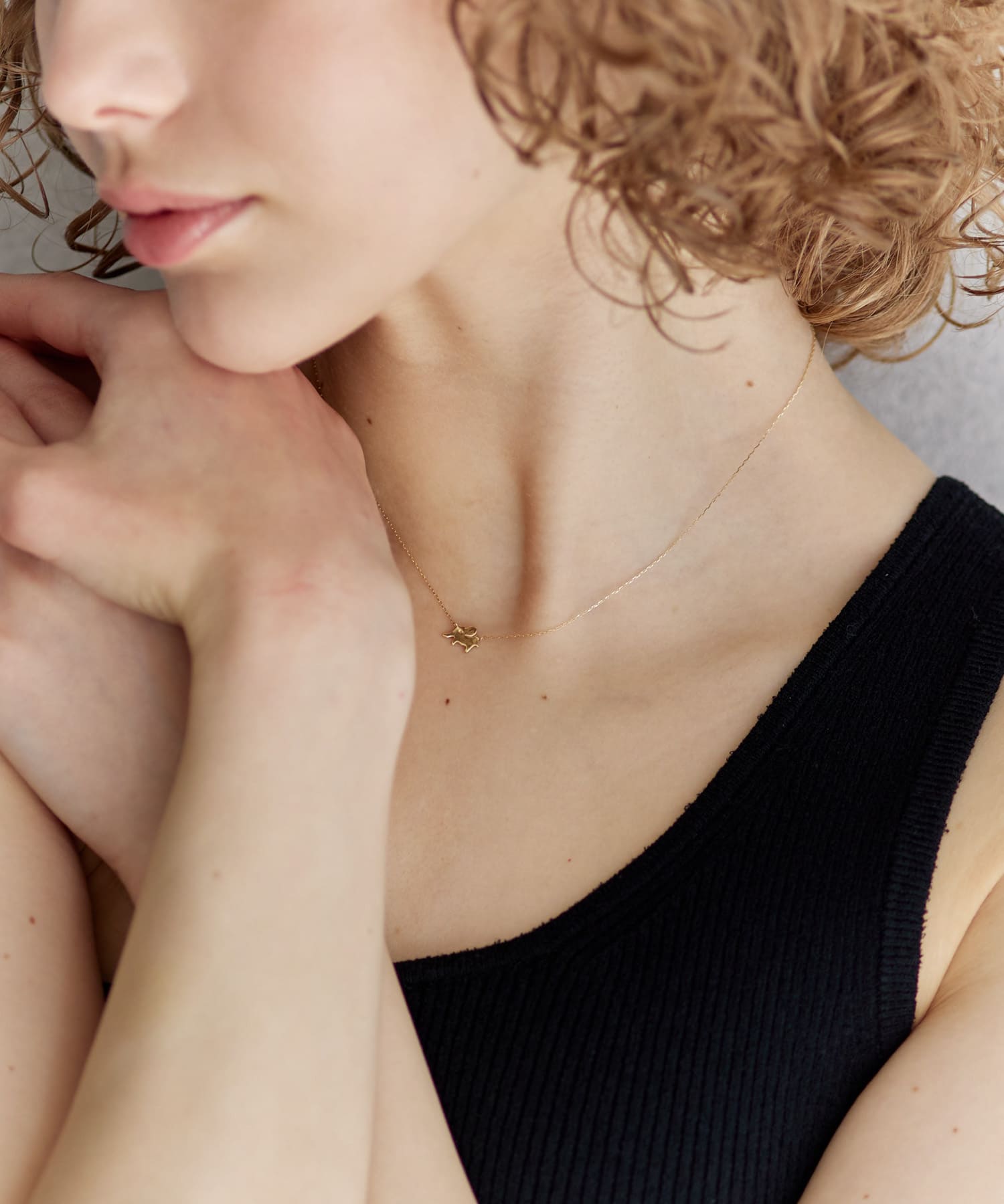 ff by decor urban research　ゾウネックレス 10KYG -