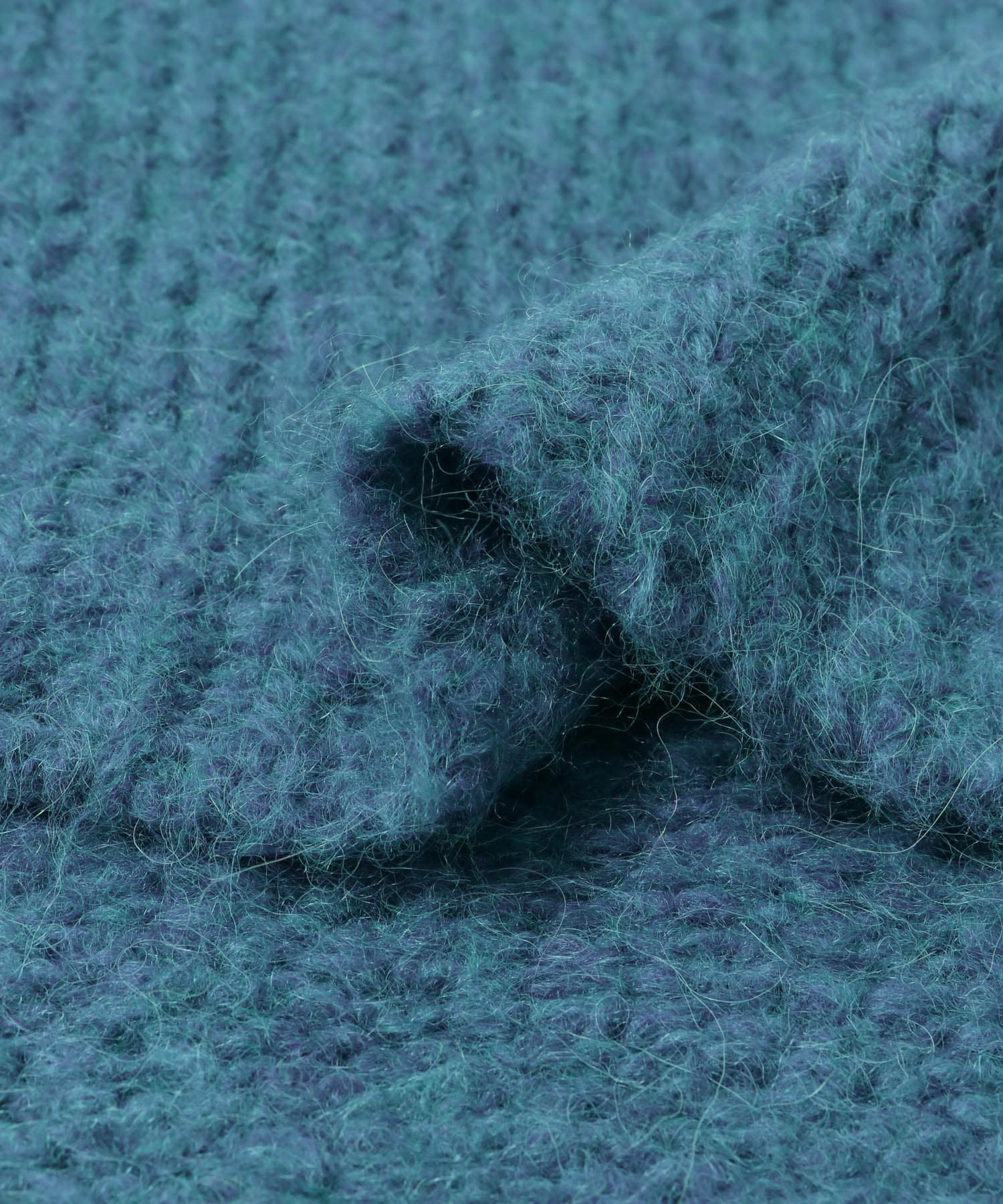 new basic ALPACA TSUMUGI KNIT TURQOISE M