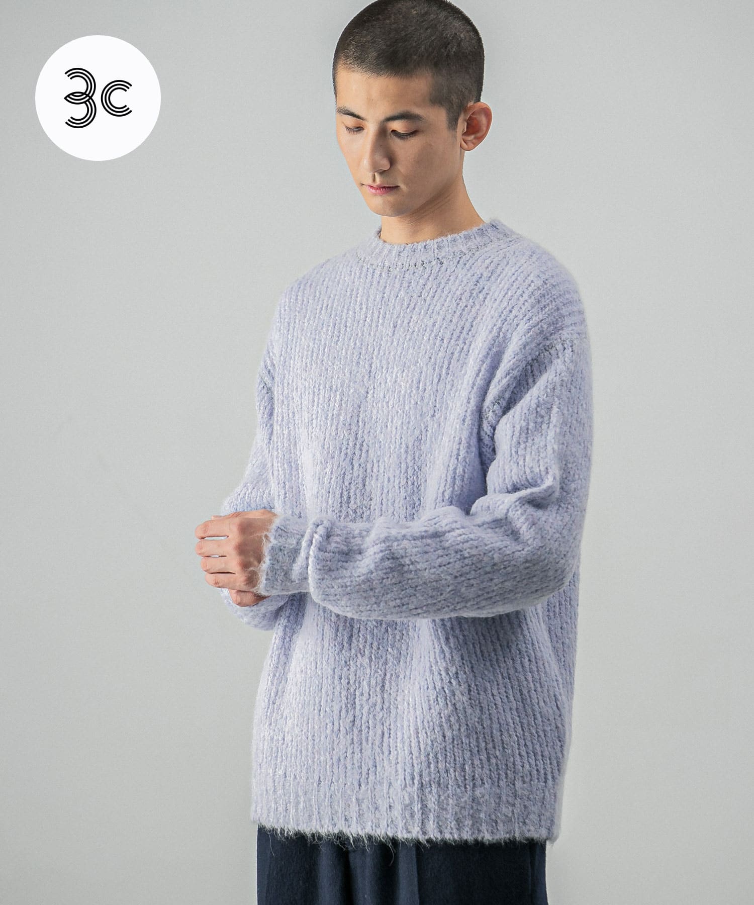 new basic ALPACA TSUMUGI KNIT