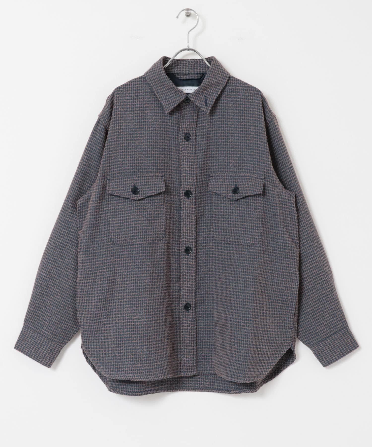 TECH BOUCLE CPO SHIRTS NAVY M