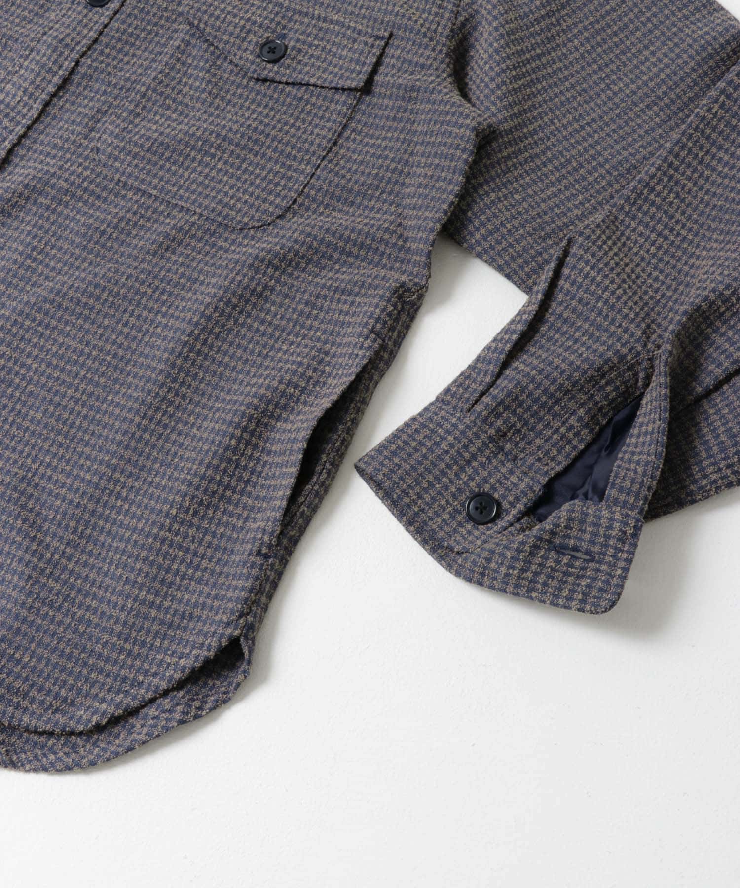 TECH BOUCLE CPO SHIRTS NAVY M