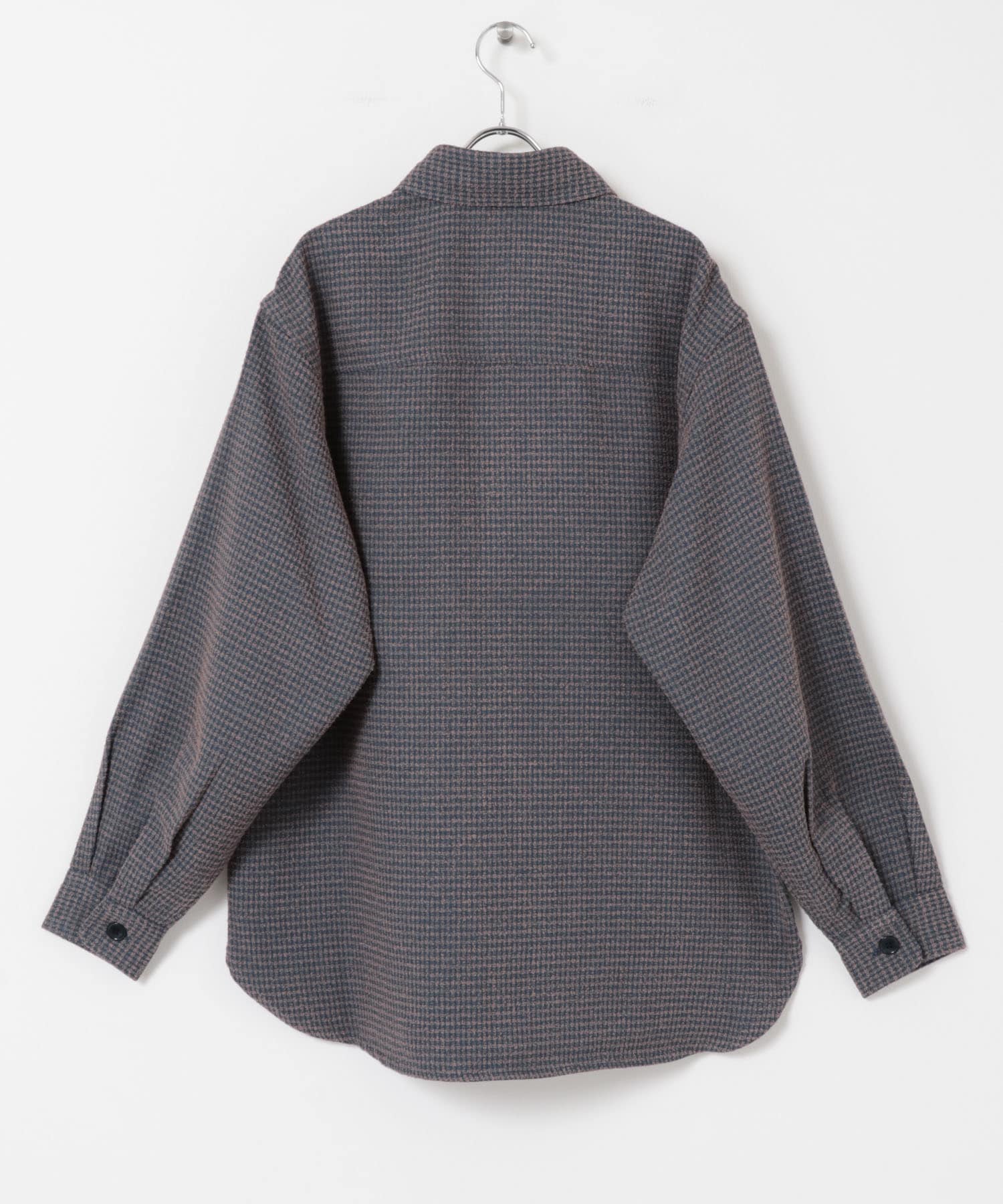 TECH BOUCLE CPO SHIRTS NAVY M
