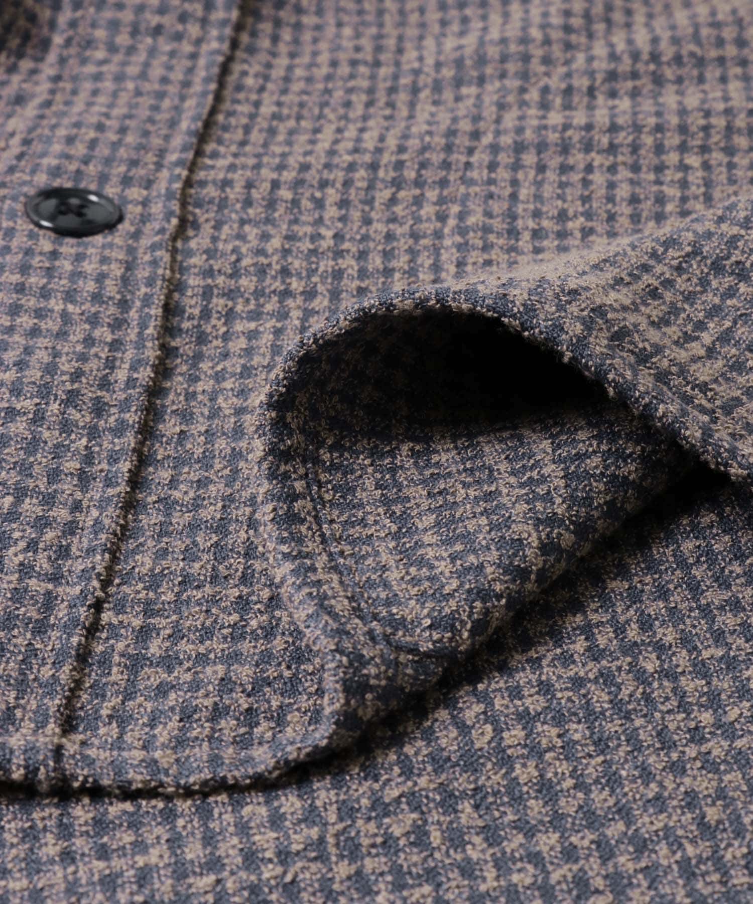 TECH BOUCLE CPO SHIRTS NAVY M