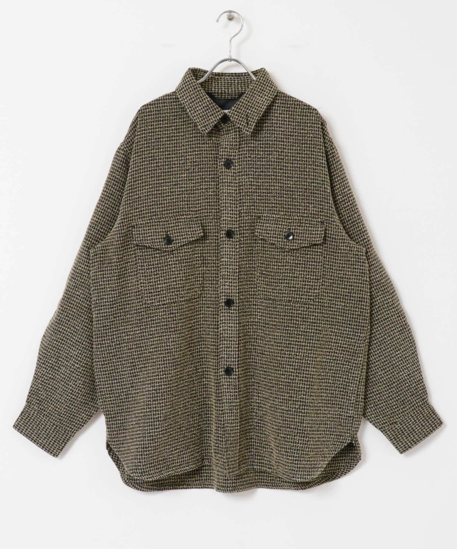 TECH BOUCLE CPO SHIRTS BLACK M