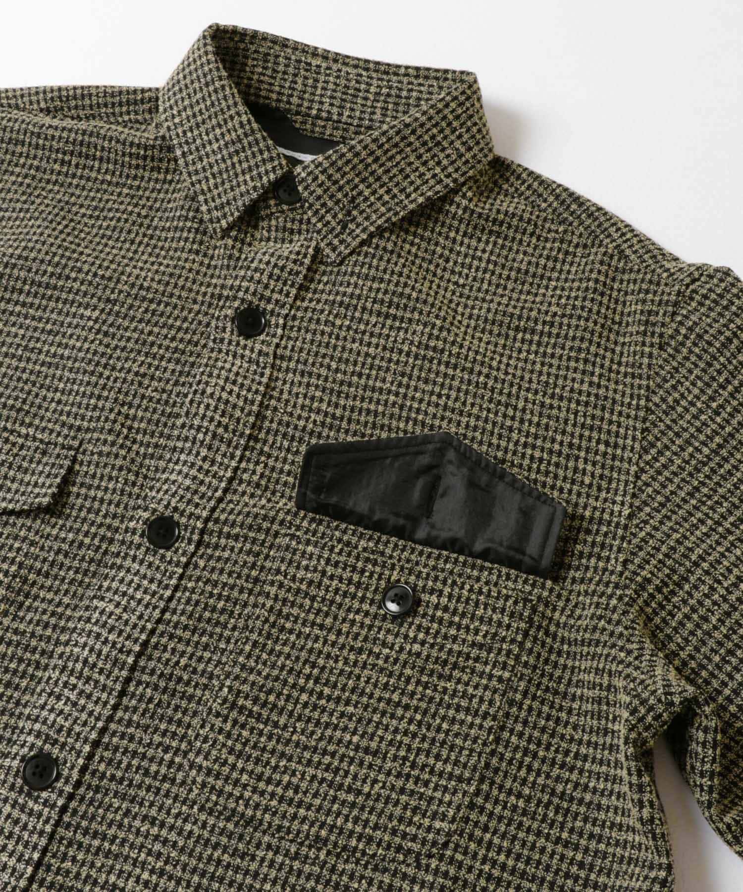 TECH BOUCLE CPO SHIRTS BLACK M