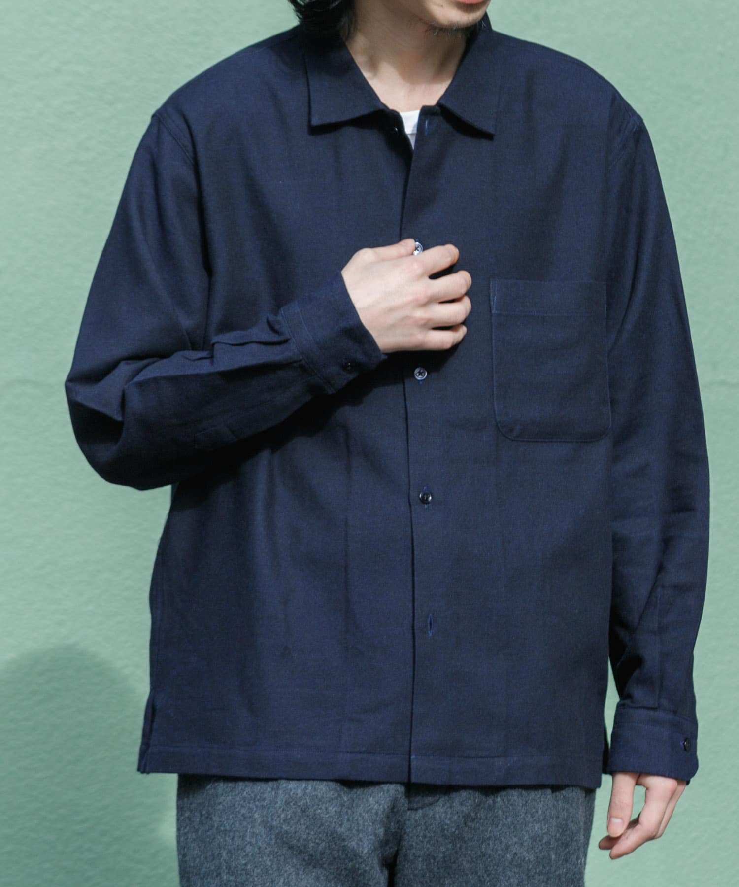 『MADE IN JAPAN』 new basic C/W WASHER NEL SHIRTS