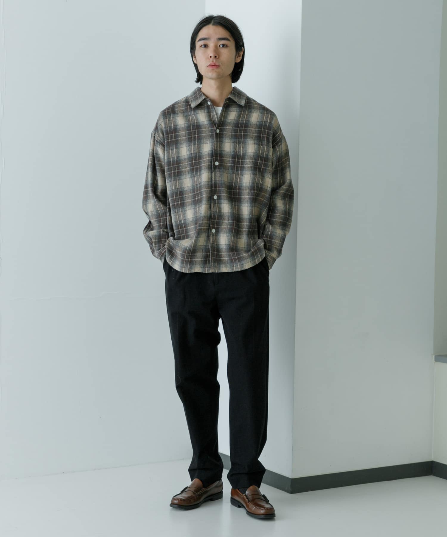 オンブレーネルシャツ(M BLACK): トップス｜URBAN RESEARCH公式