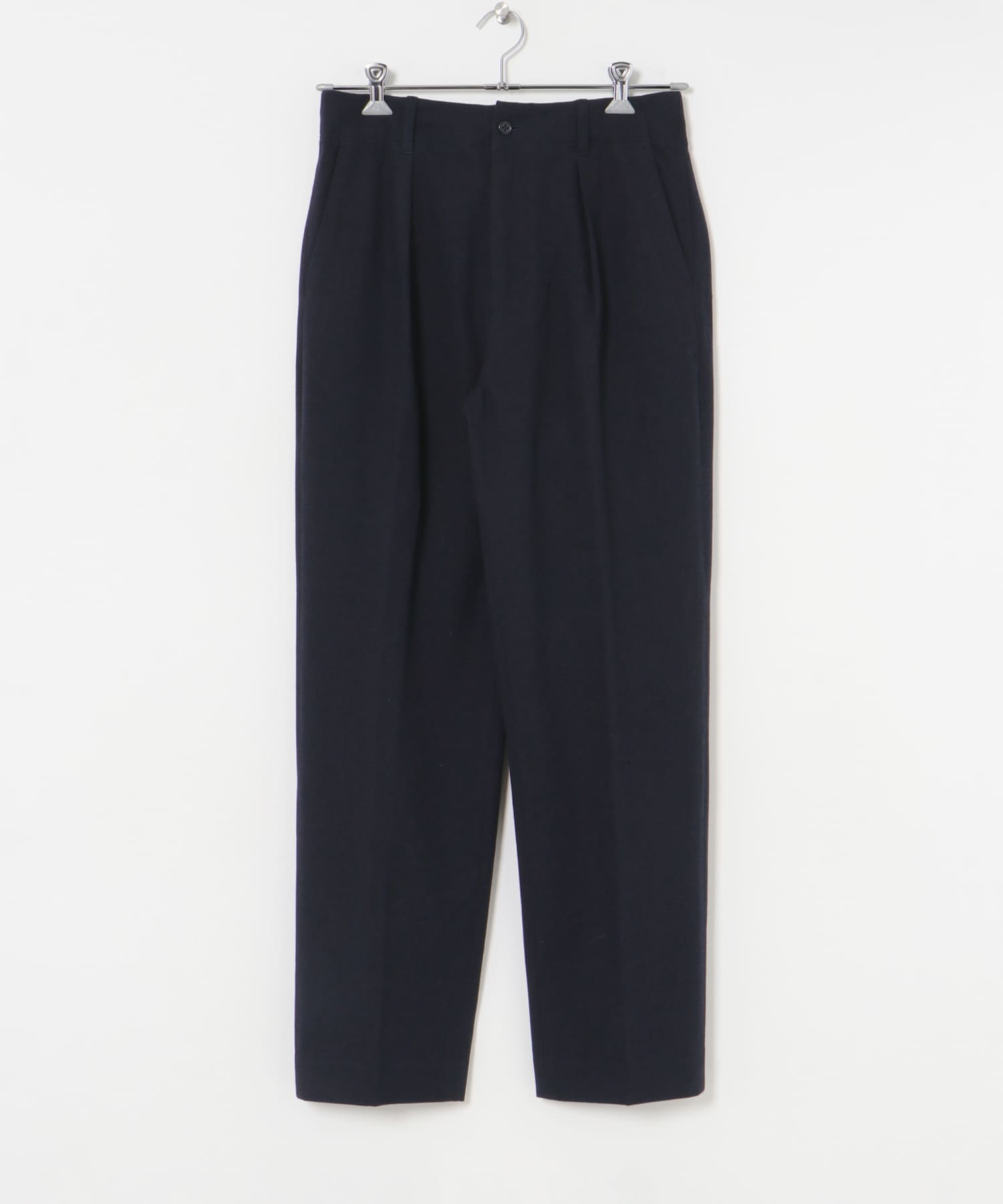 WONDER SHAPEタックイージーPANTS NAVY S