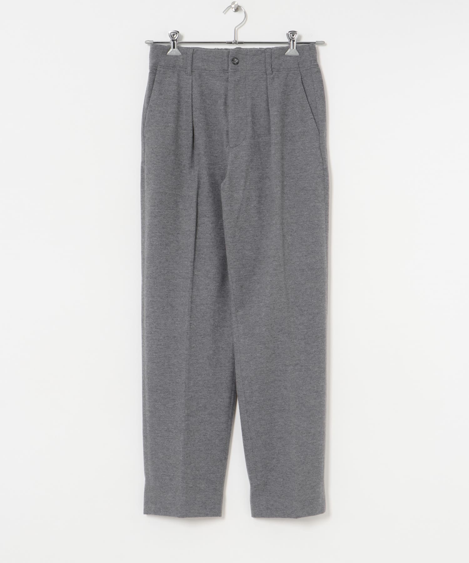 WONDER SHAPEタックイージーPANTS L GRAY S