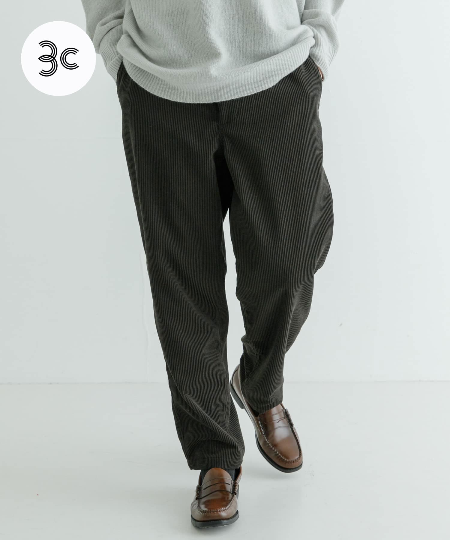 『セットアップ対応』new basic SOLOTEXコーデュロイイージーパンツ