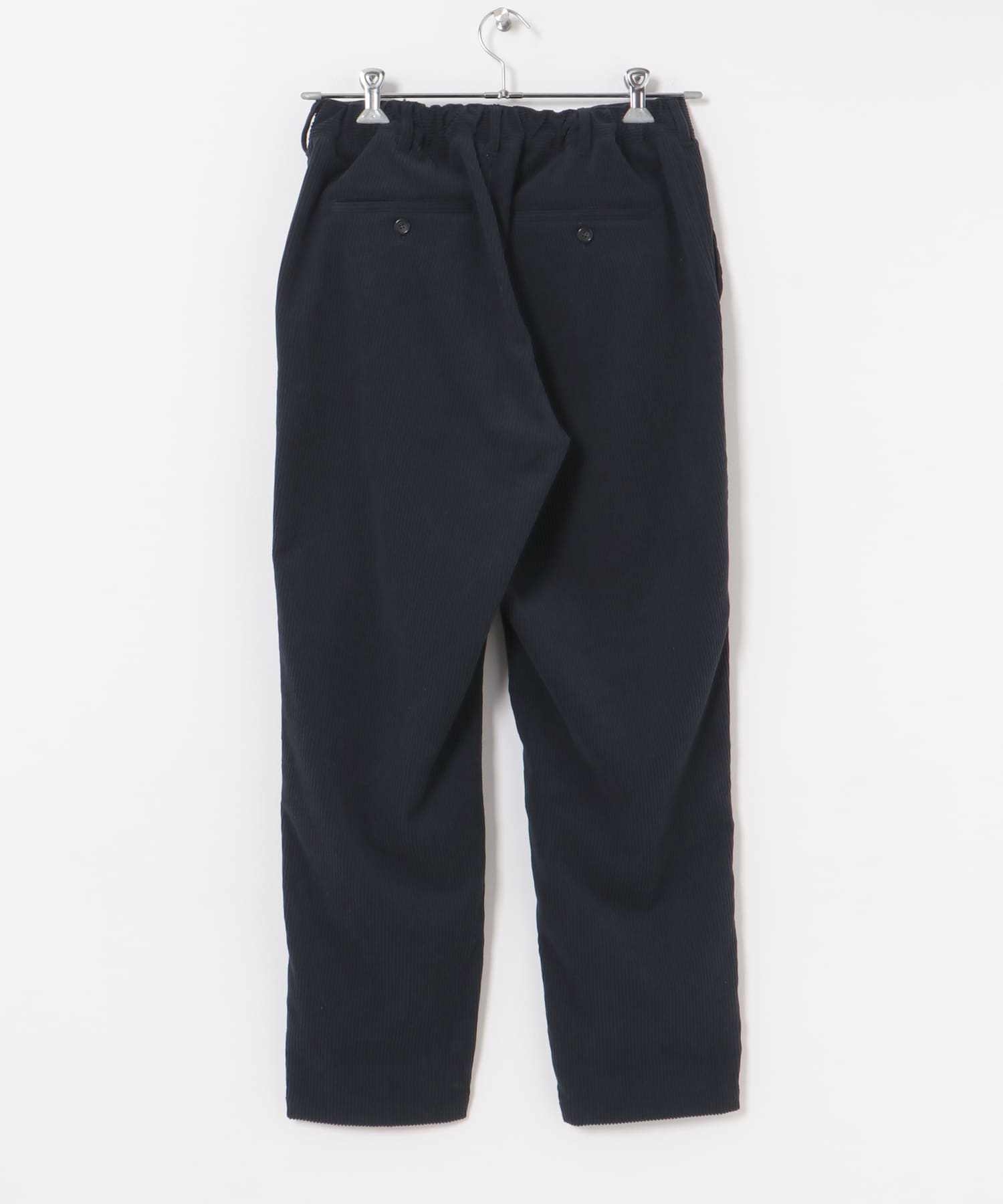 『セットアップ対応』new basic SOLOTEXコーデュロイイージーパンツ NAVY M