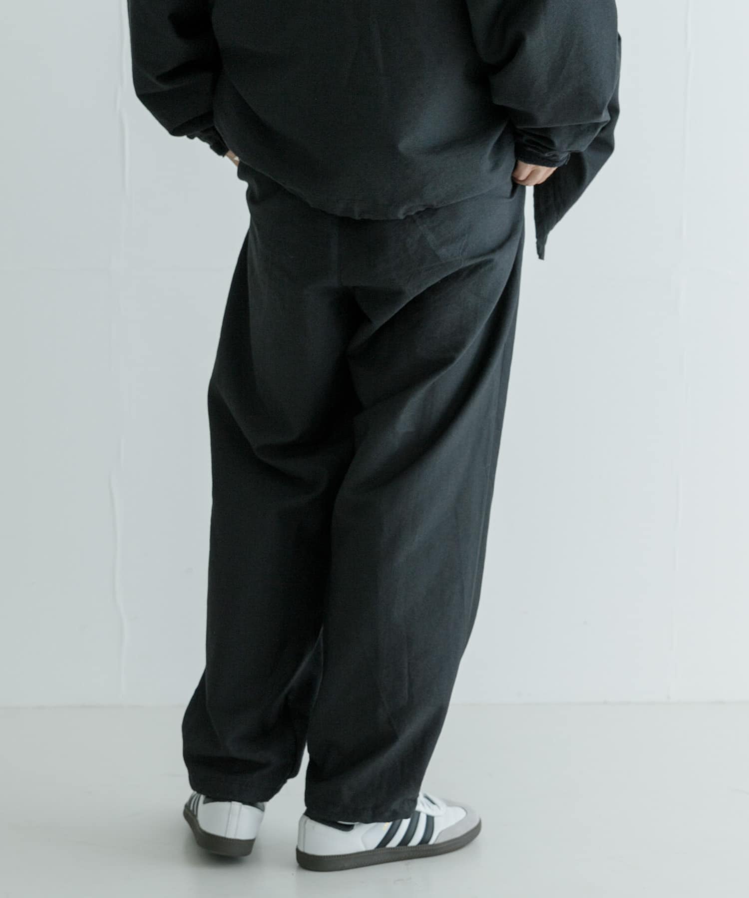 セットアップ対応』new basic NALYA Easy Pants(M INK BLACK): ボトム