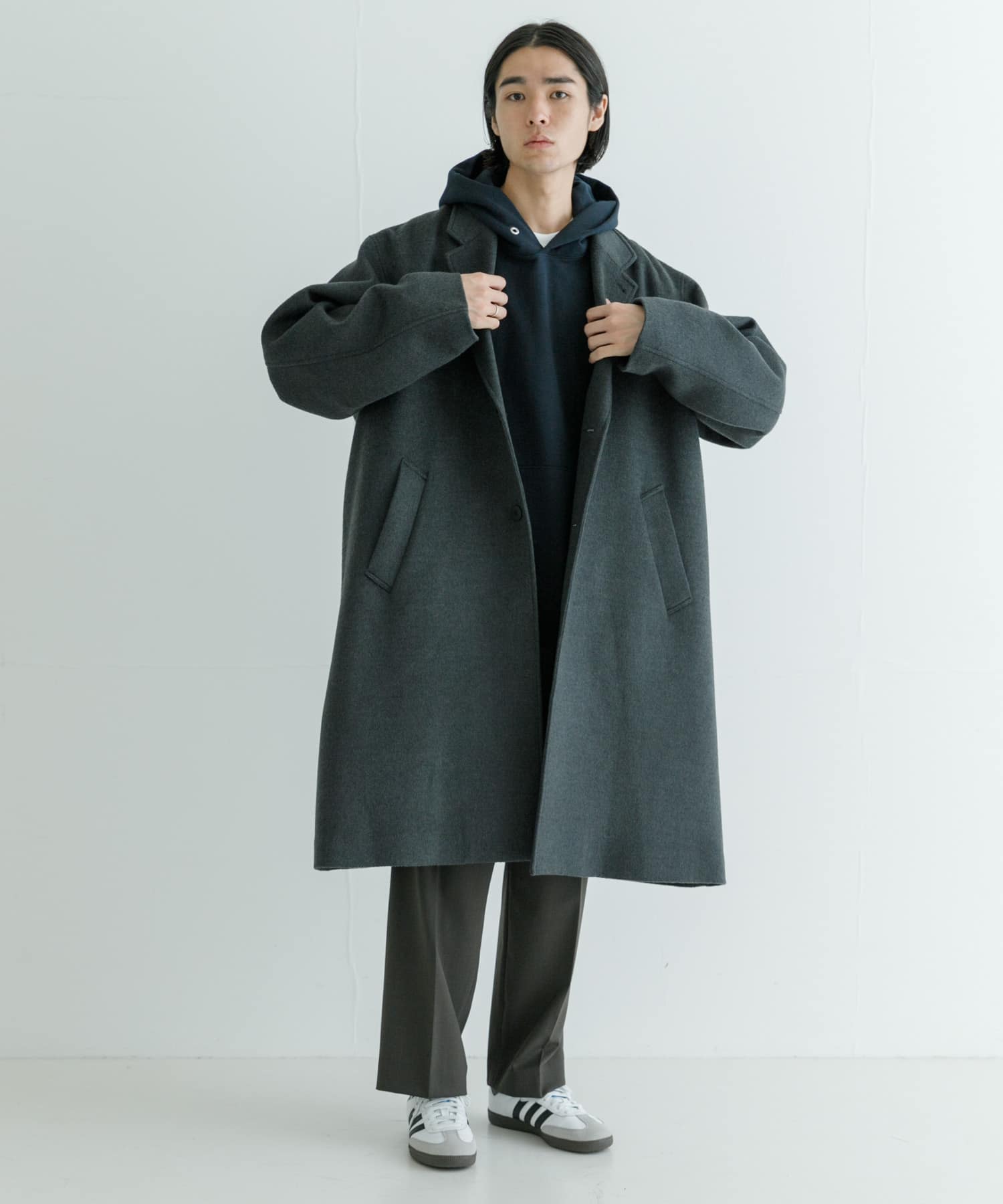 オーバーチェスターコート(S BLACK): アウター｜URBAN RESEARCH