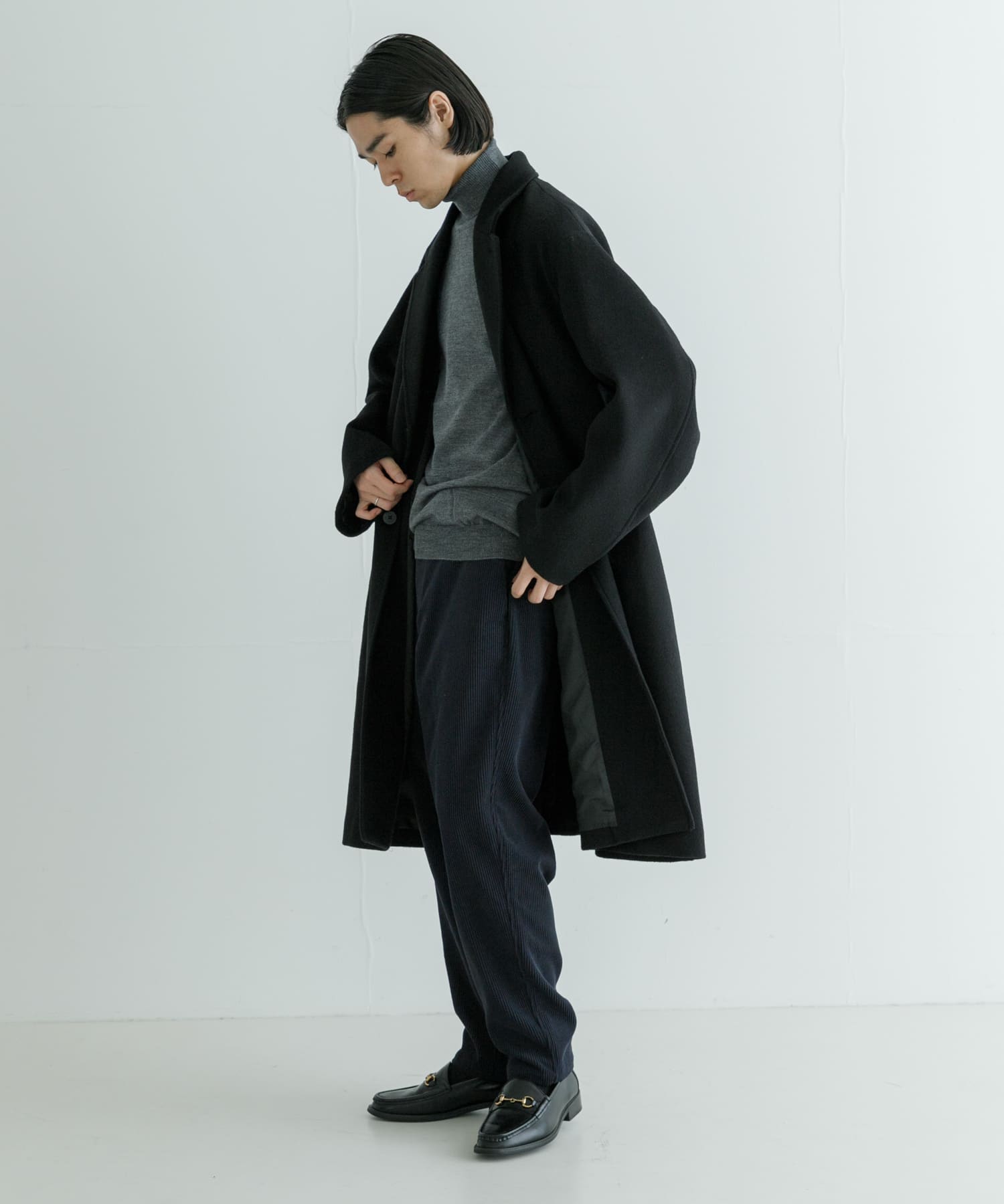 オーバーチェスターコート(S BLACK): アウター｜URBAN RESEARCH