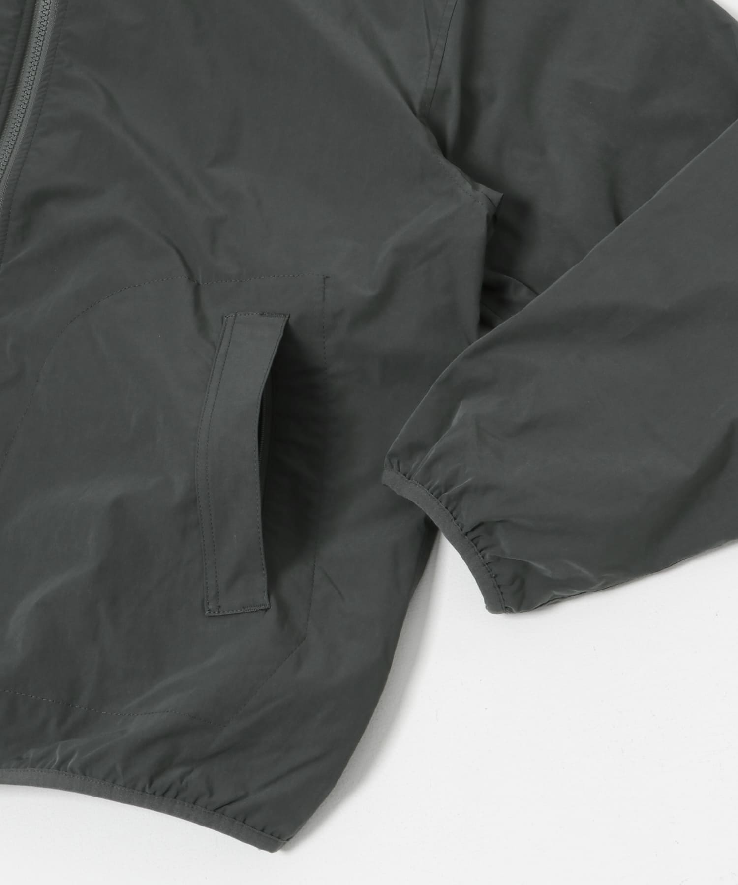 『撥水』『リバーシブル』new basic REVERSIBLE MIL STAND JACKET CHARCOAL M