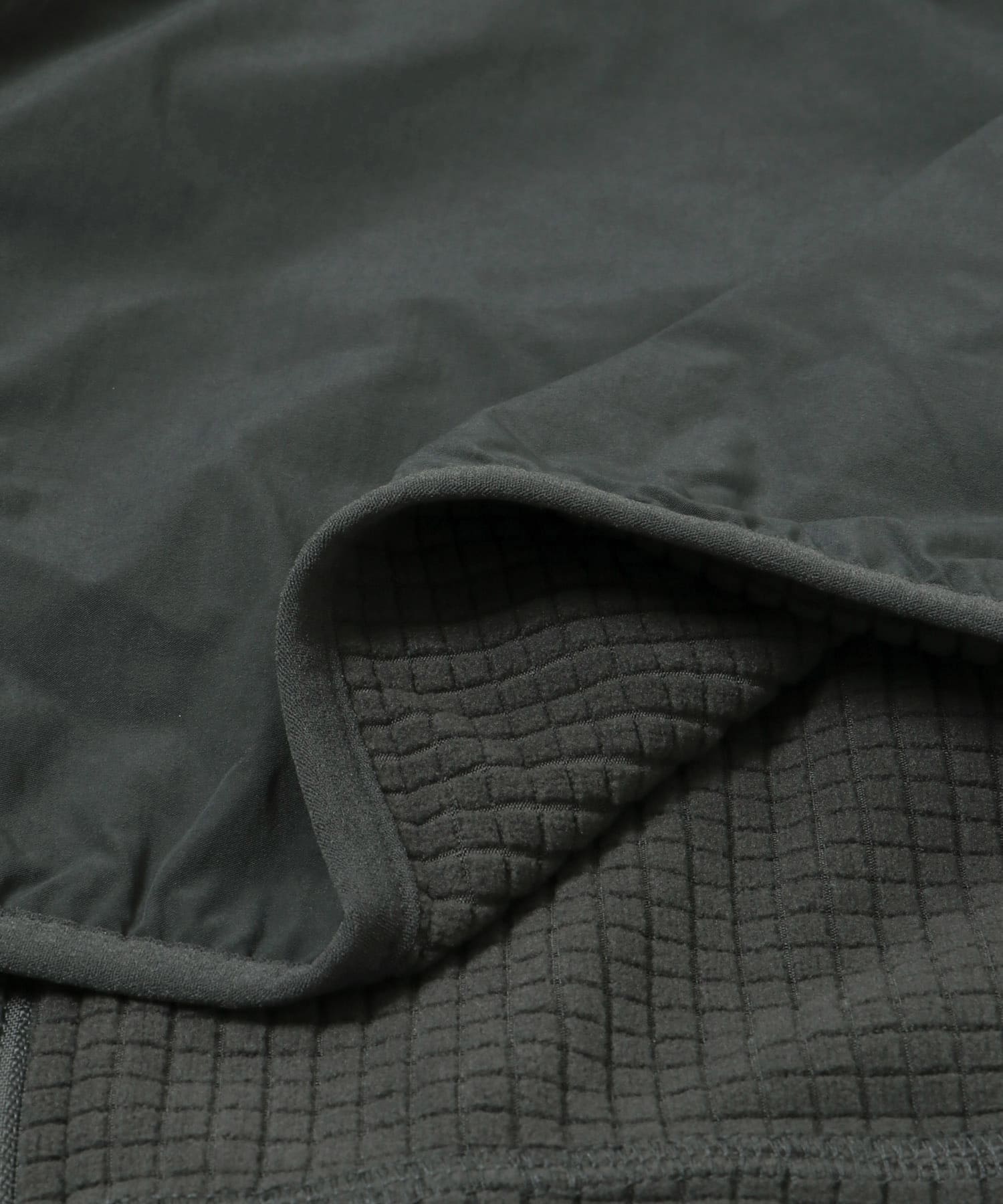 『撥水』『リバーシブル』new basic REVERSIBLE MIL STAND VEST CHARCOAL M