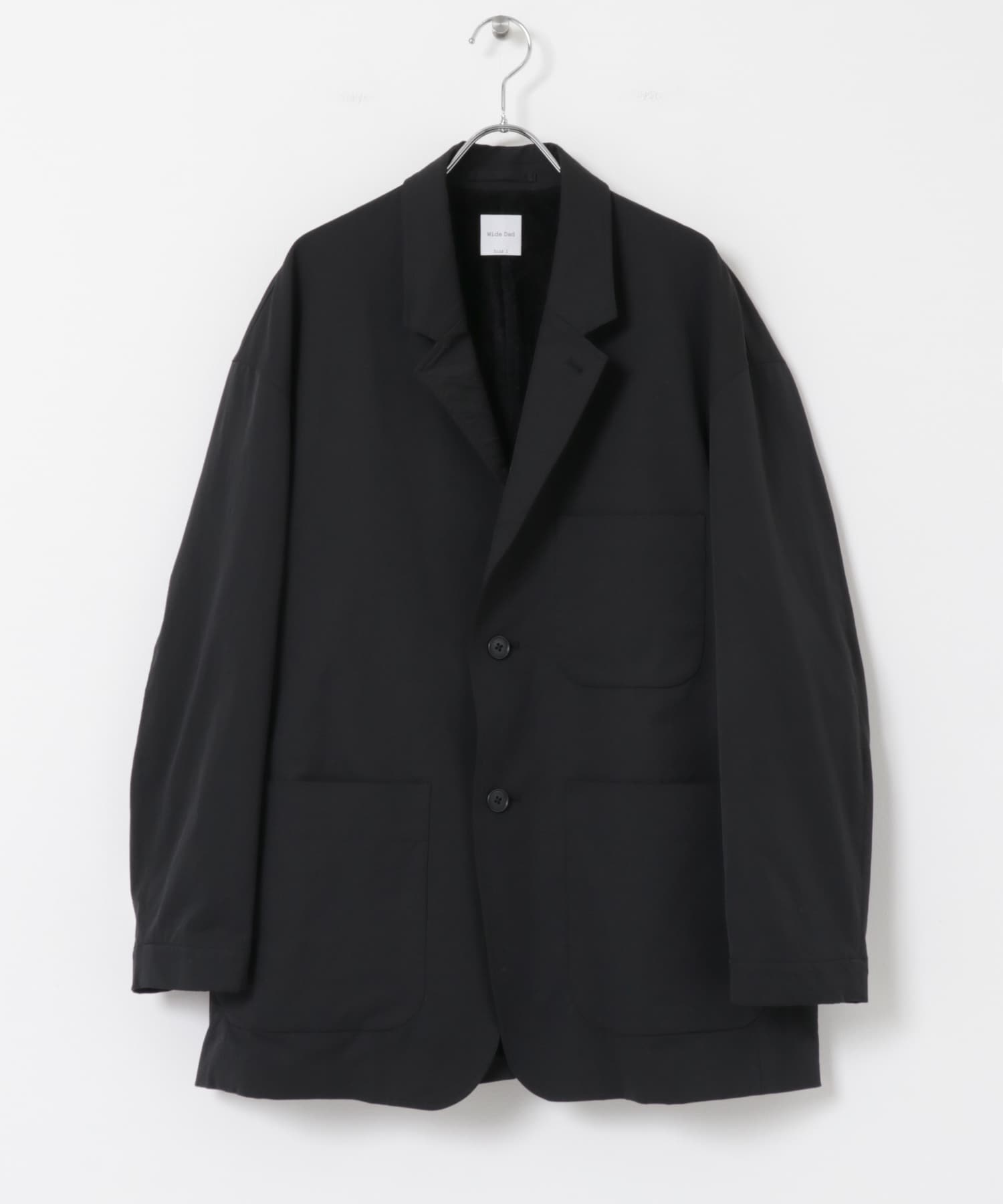 『セットアップ対応』WIDE DAD OCTA JACKET BLACK 1