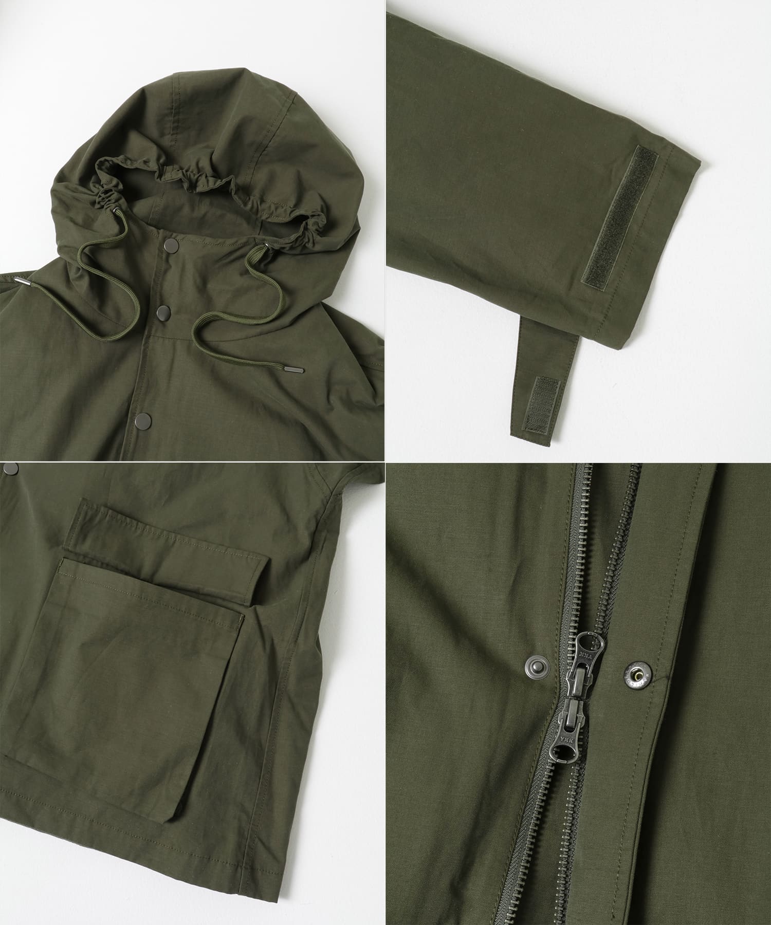 『別注』TAION×URBAN RESEARCH　 3WAY HOODED JACKET OLIVE M