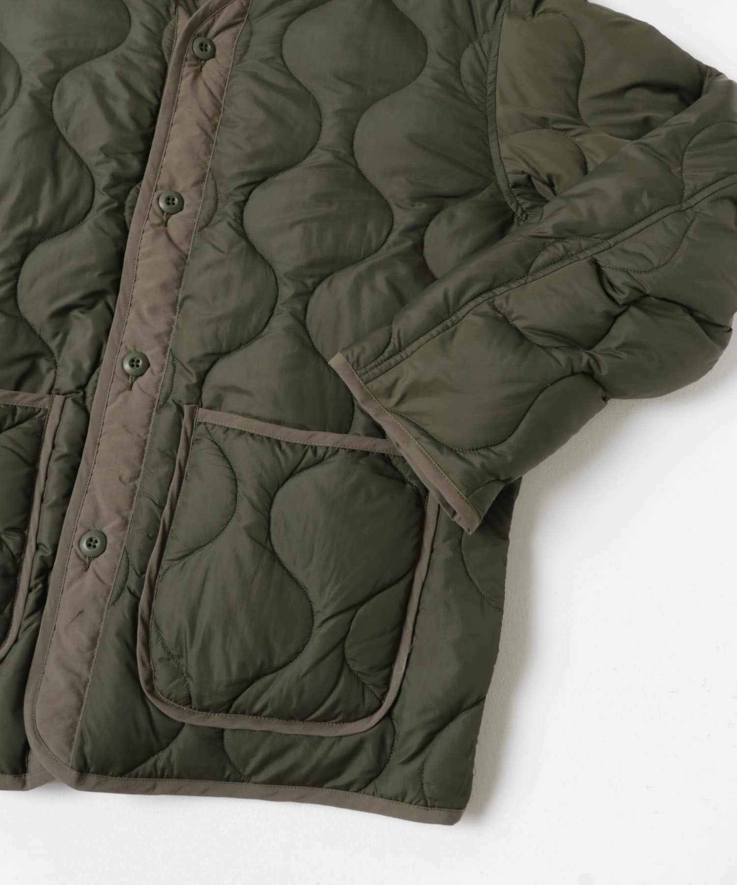 『撥水』new basic ONION QUILTED DOWN KHAKI M