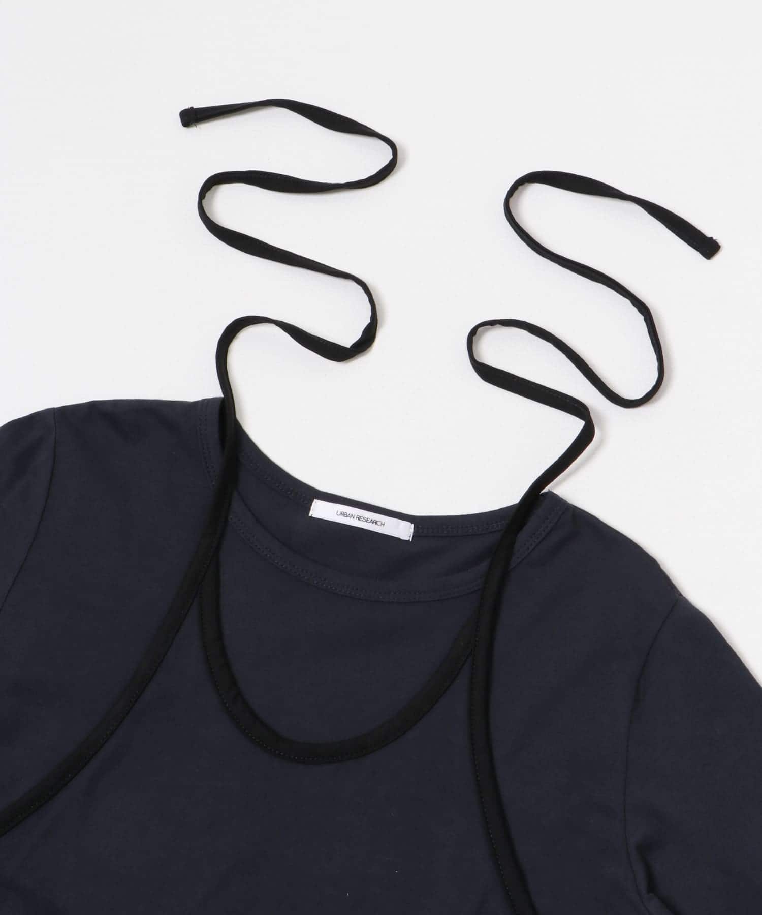 レイヤードデザインカットソー NAVY FREE