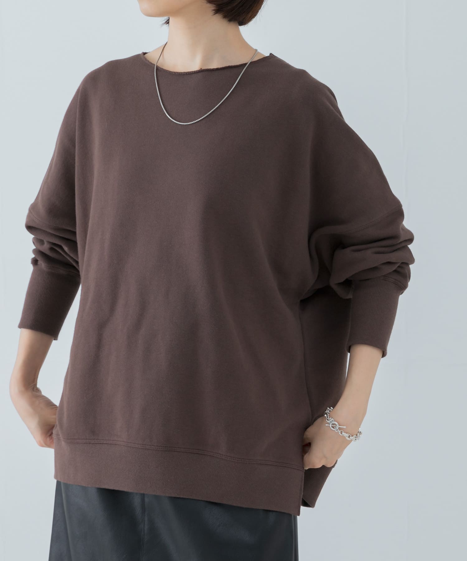 裏毛ルーズスウェット