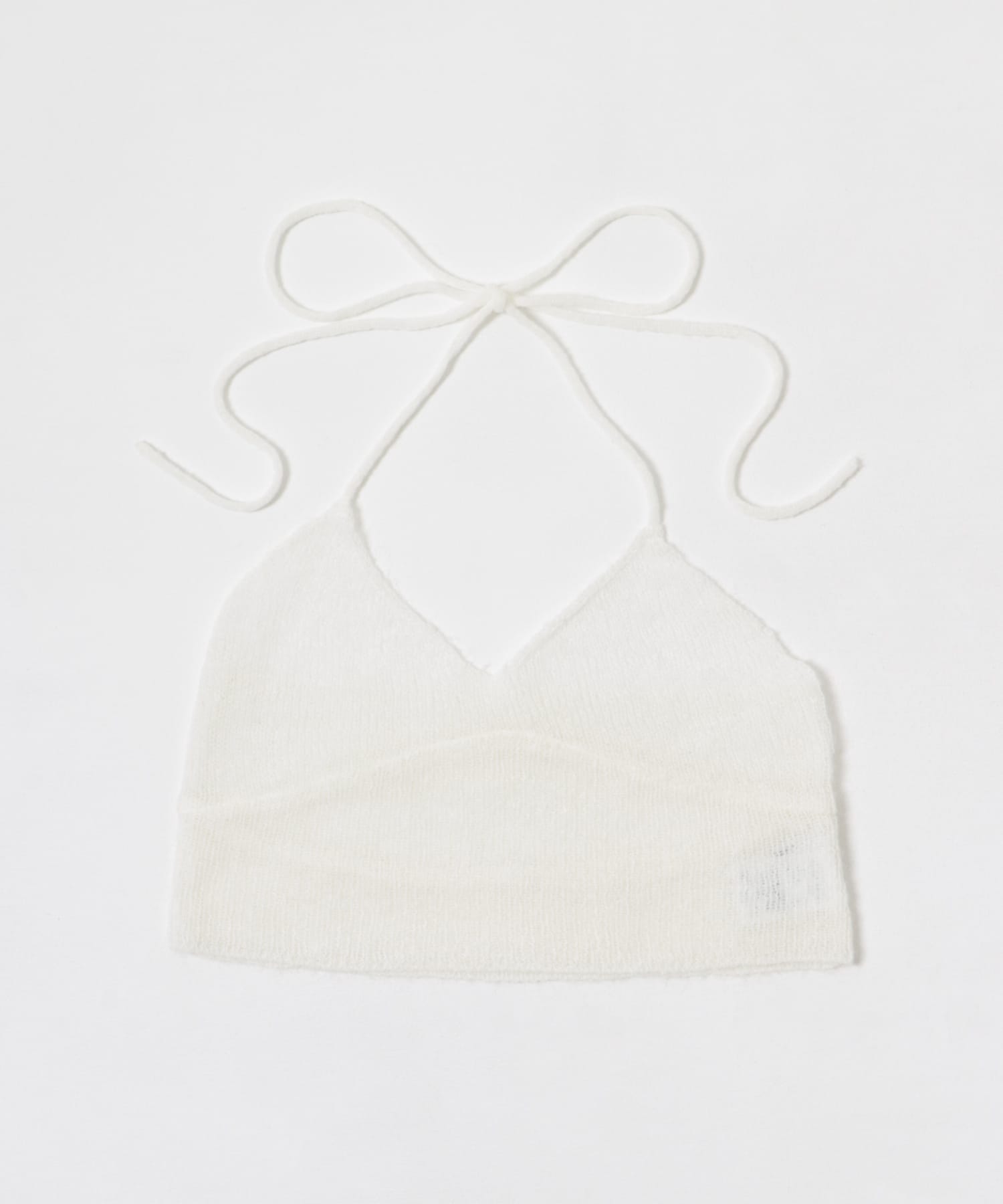 ヘアリーニットビスチェ OFF FREE