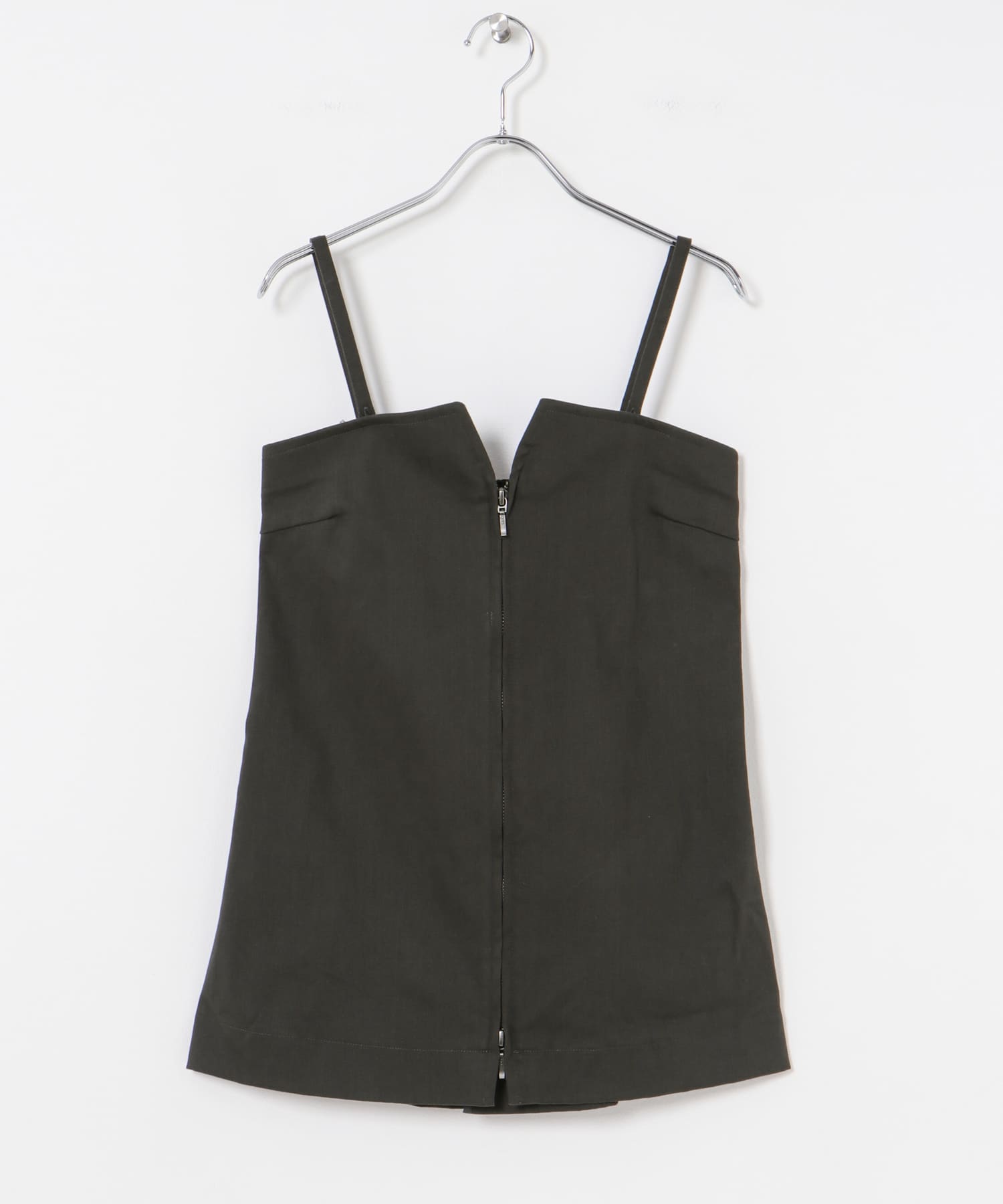 2wayジップビスチェ CHARCOAL FREE