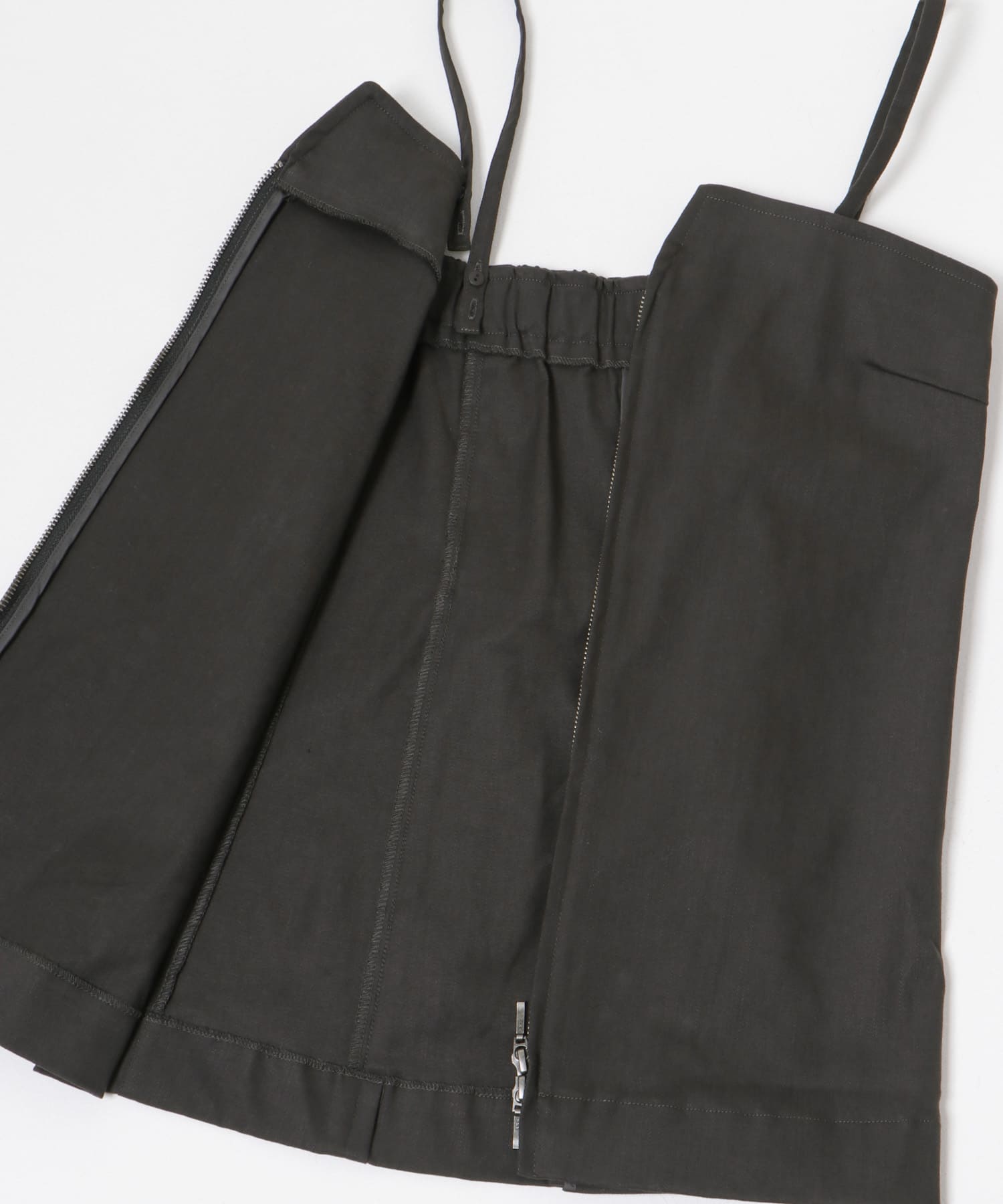 2wayジップビスチェ CHARCOAL FREE