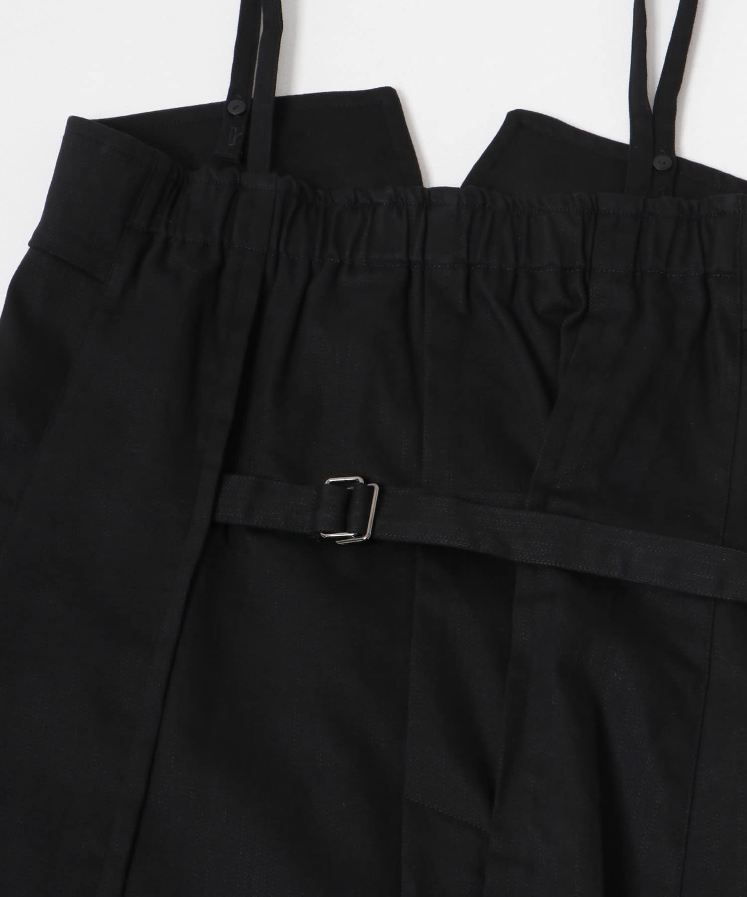 2wayジップビスチェ BLACK FREE