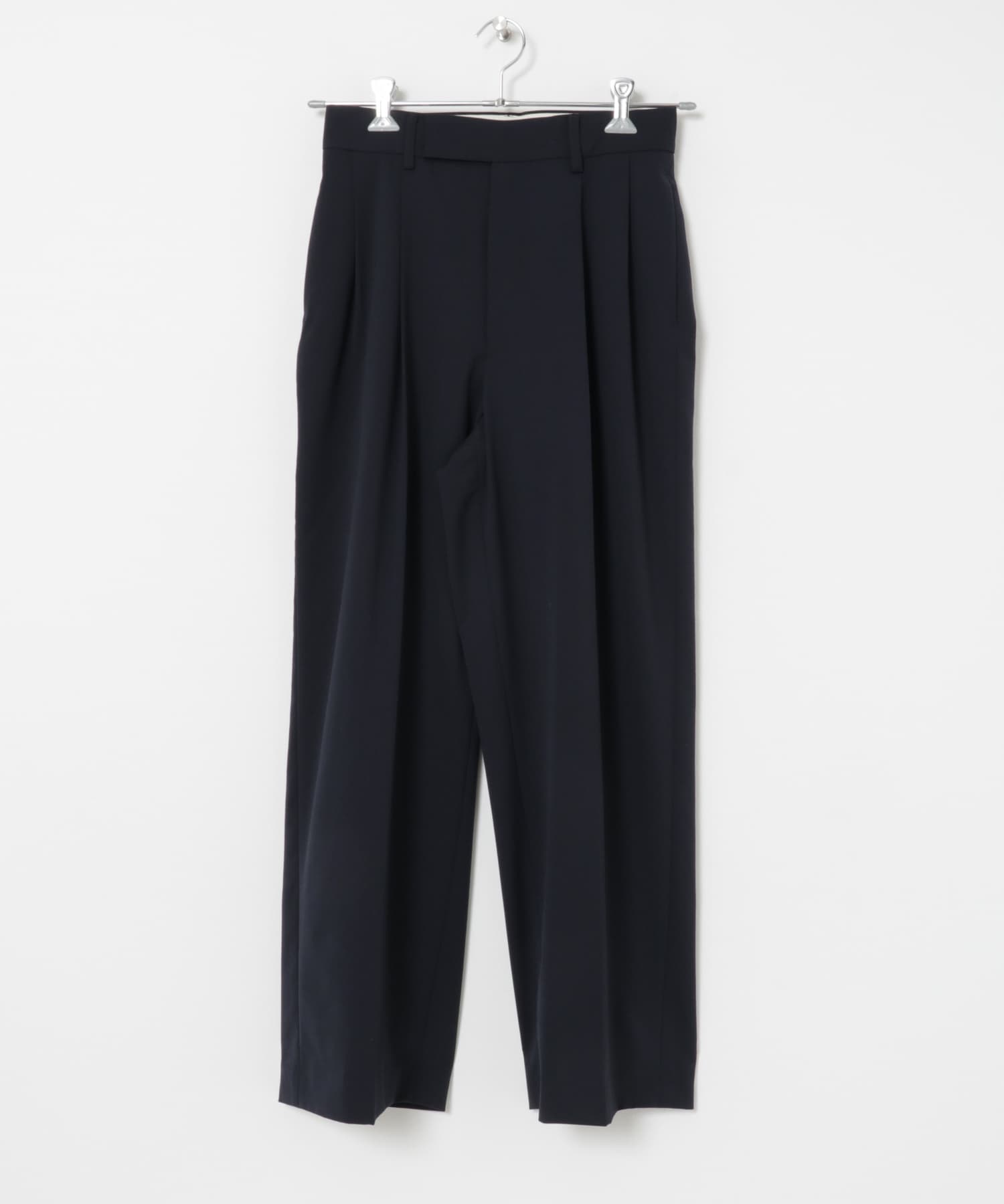 ストレッチウールギャバスラックス NAVY 36