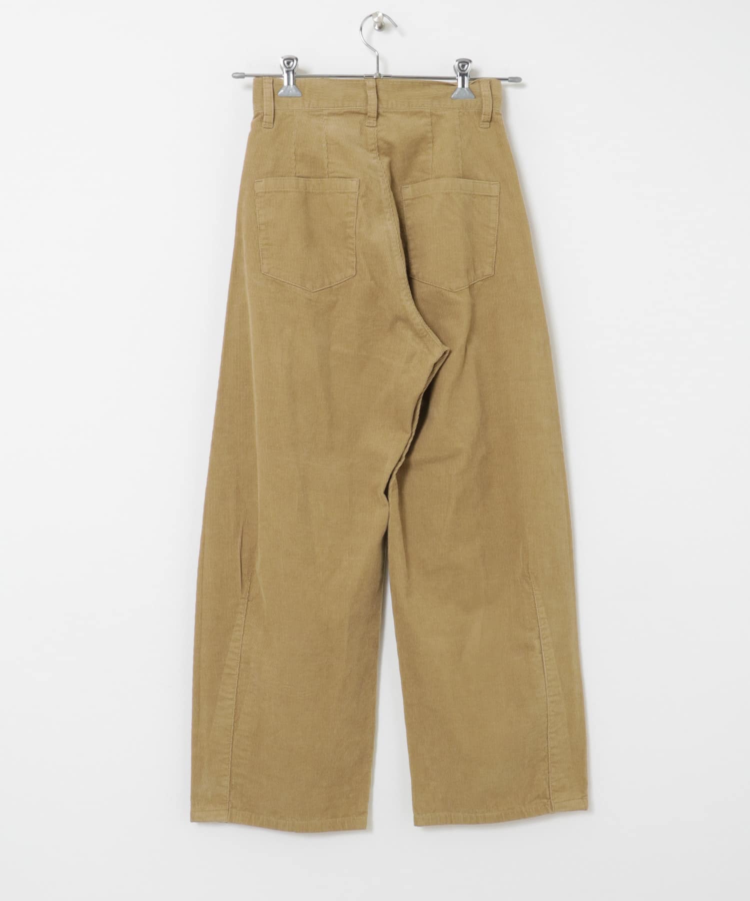 コーデュロイカーブパンツ BEIGE 36