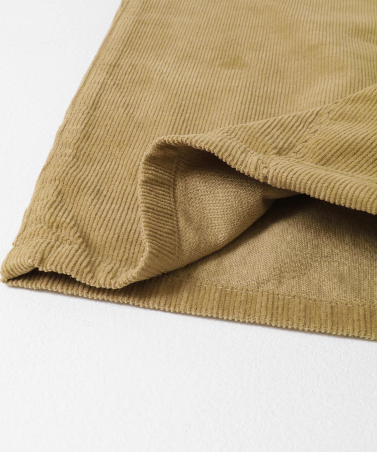 コーデュロイカーブパンツ BEIGE 36