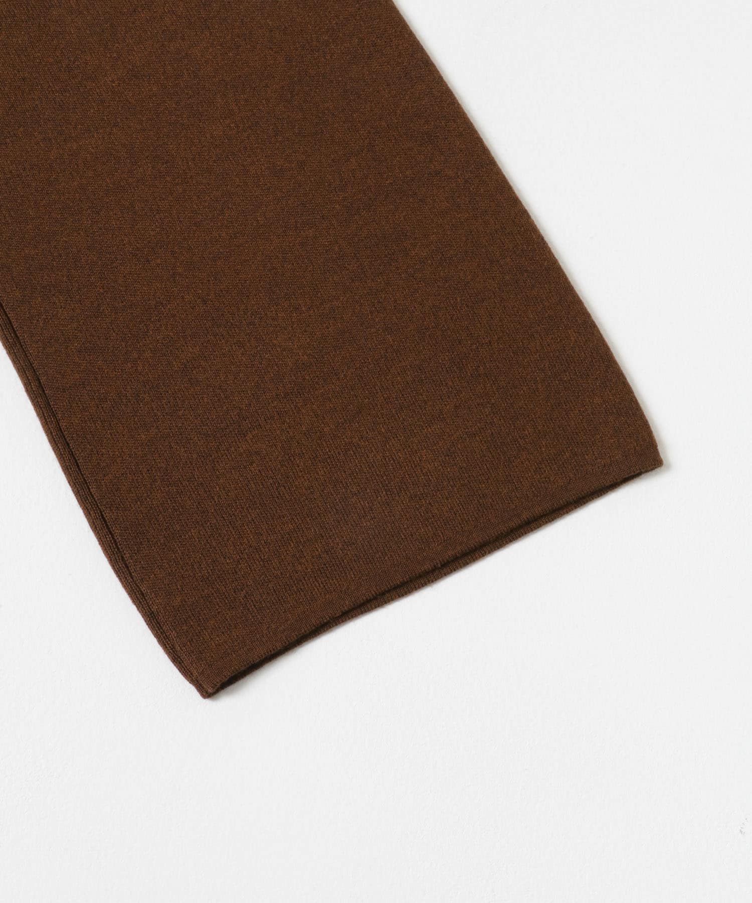 ウールスームスニットパンツ BROWN FREE