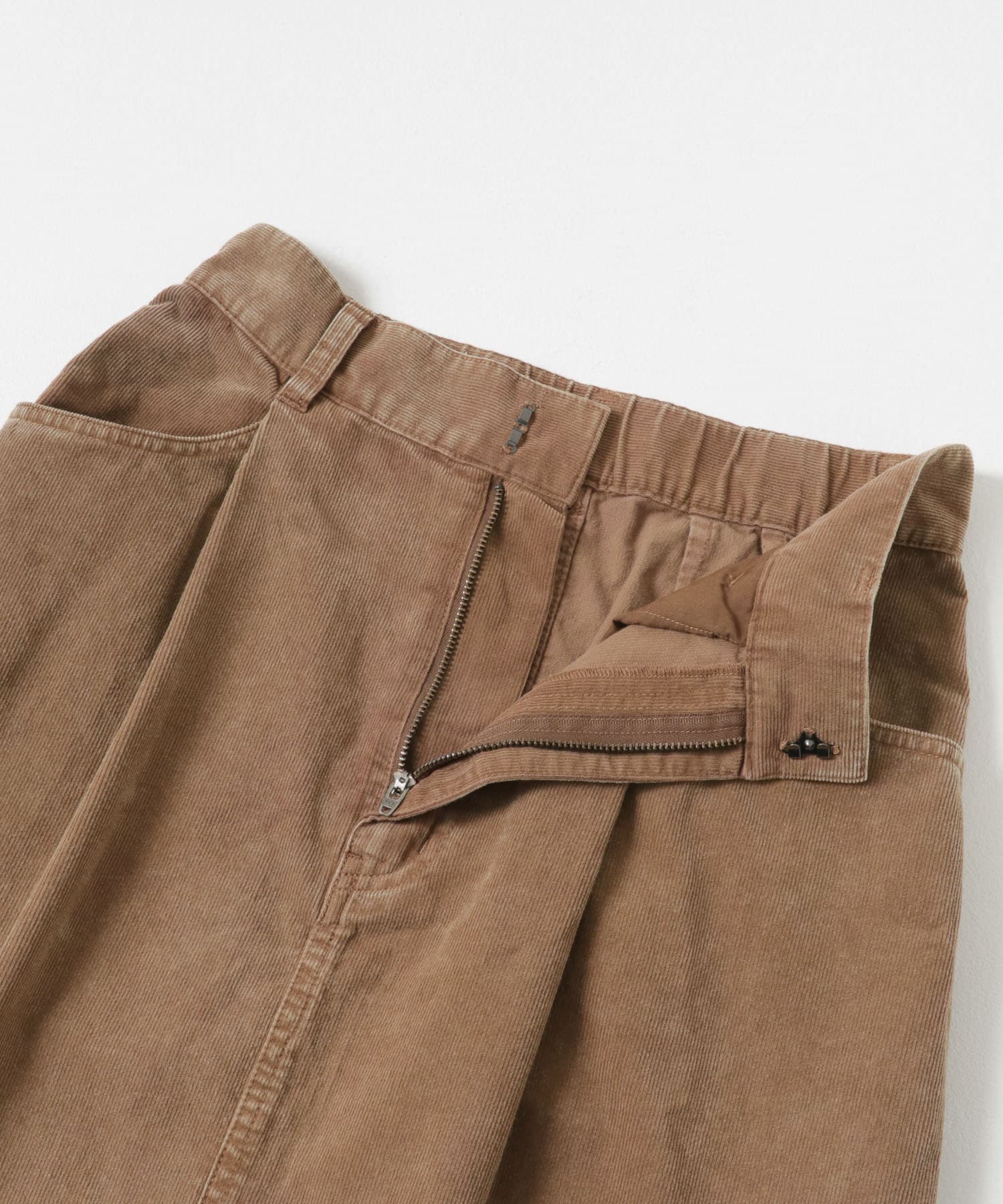 ガーメントダイコーデュロイスカート CAMEL 36