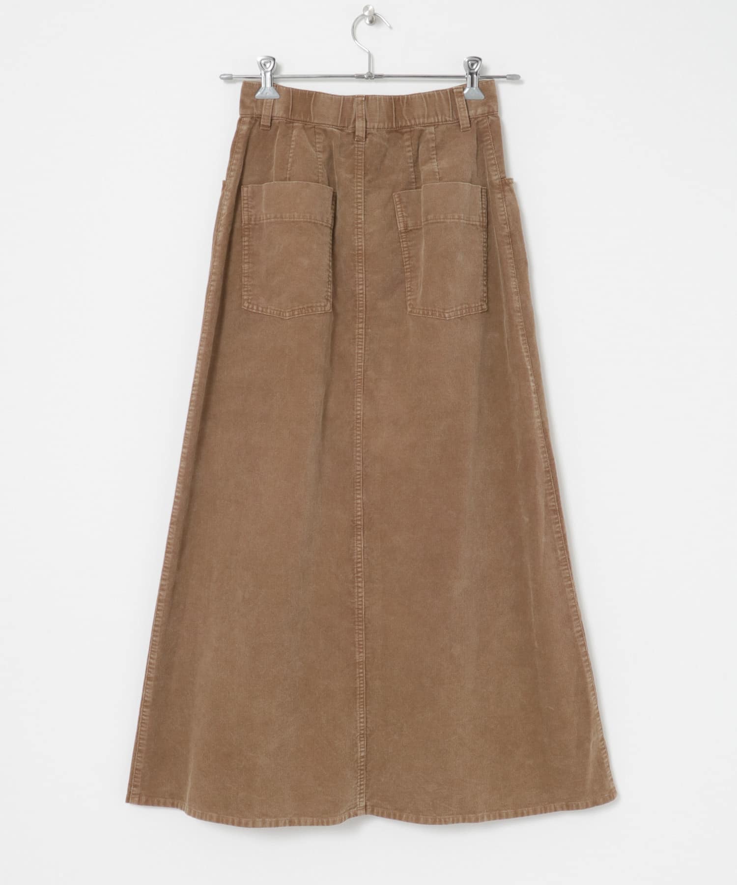 ガーメントダイコーデュロイスカート CAMEL 36