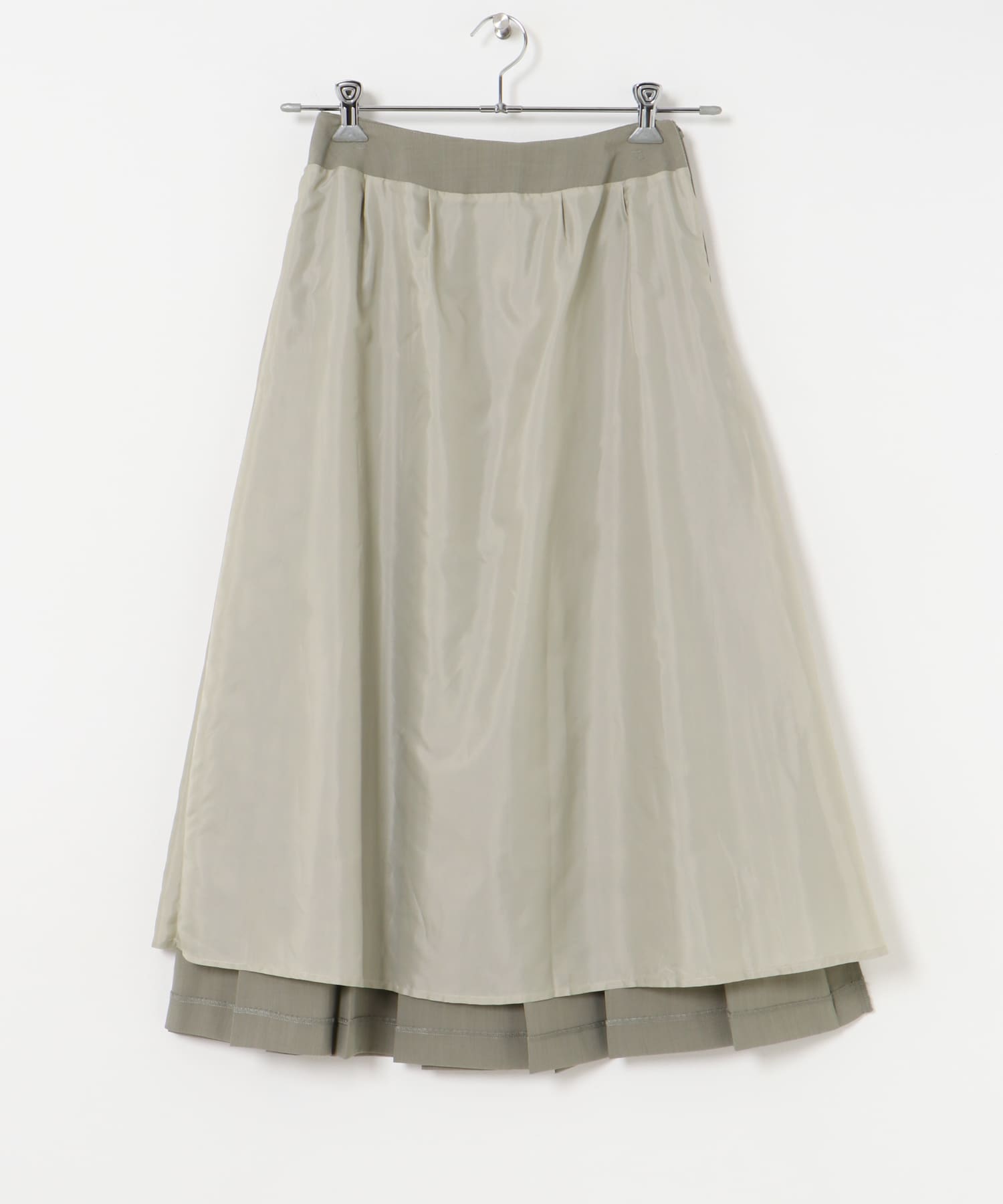 梳毛ライクプリーツスカート GRAY 36