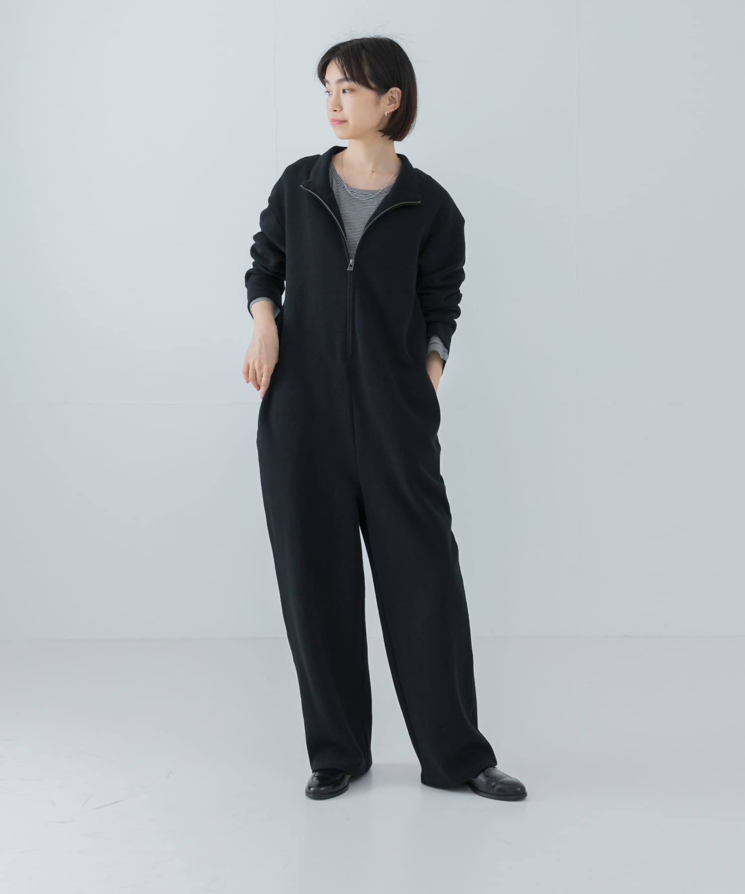 ハーフジップジャンプスーツ(36 BLACK): ボトム｜URBAN RESEARCH公式