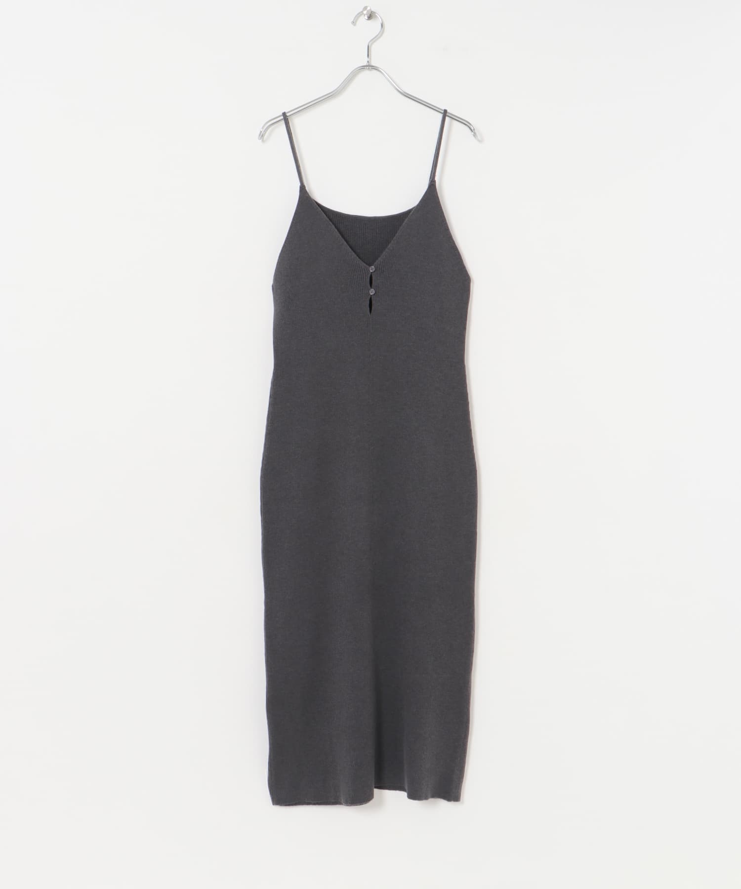 2WAYニットキャミワンピース CHARCOAL FREE