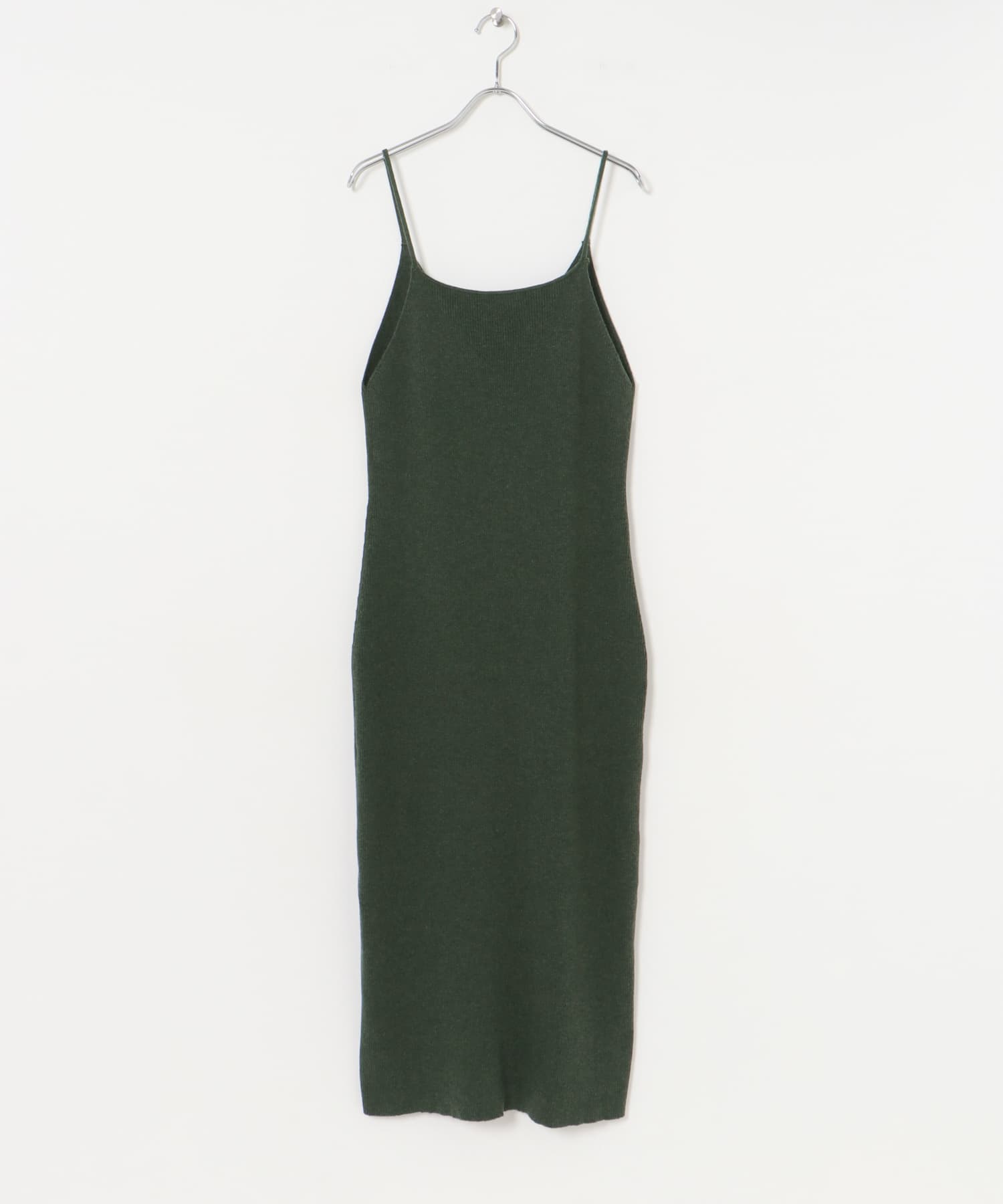 2WAYニットキャミワンピース MOSS GREEN FREE