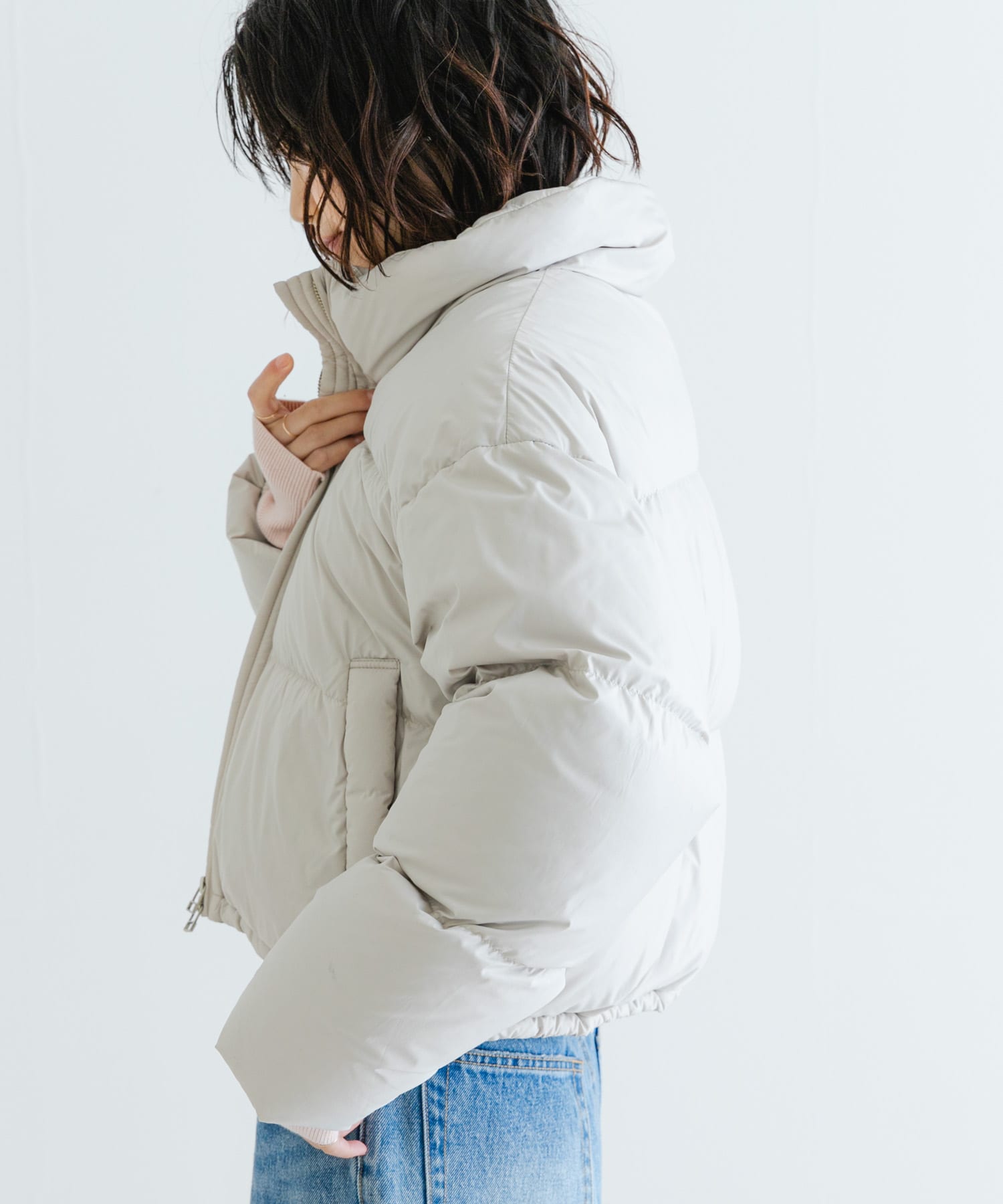 撥水ショートダウンコート(FREE BLACK): アウター｜URBAN