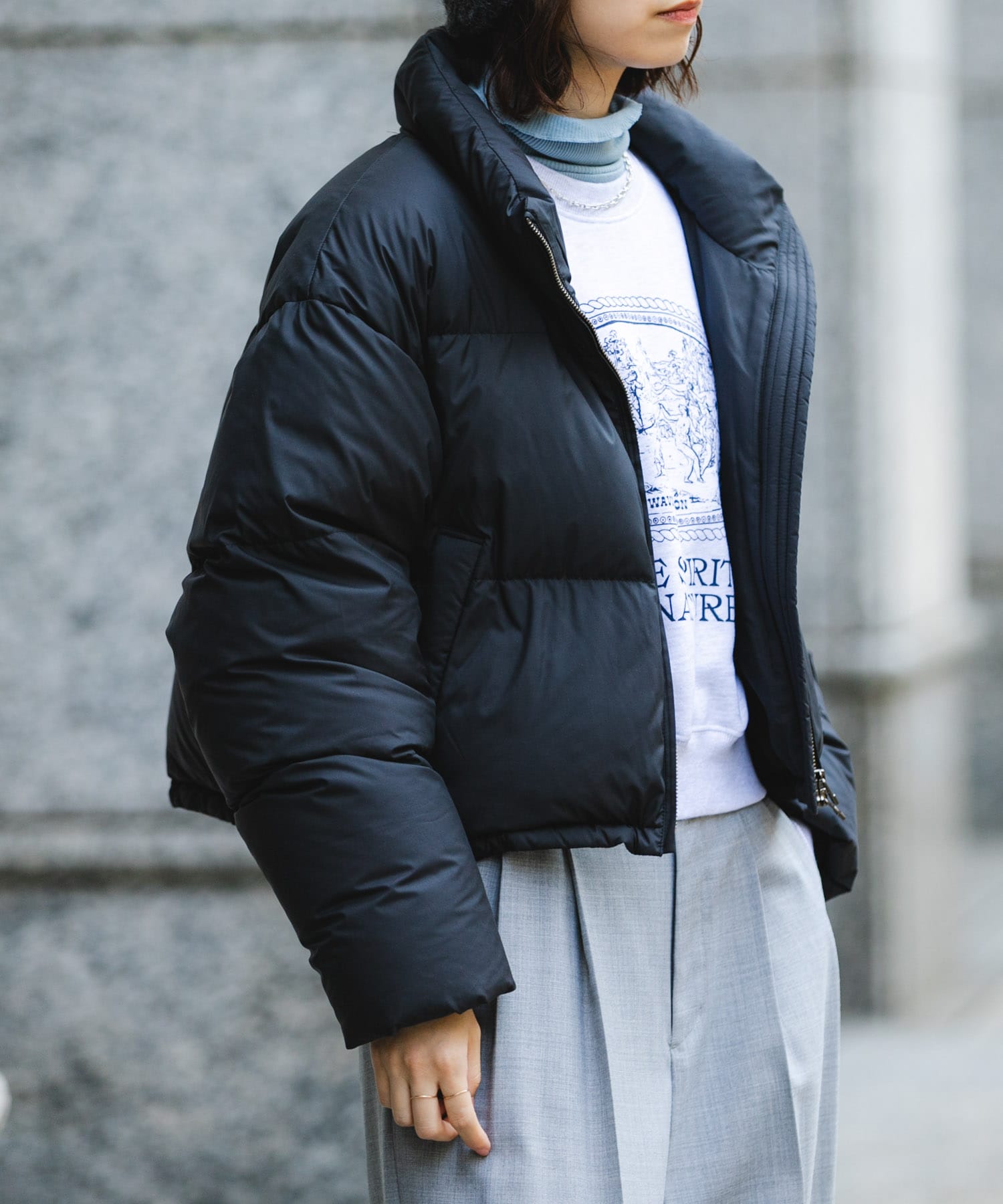 撥水ショートダウンコート(FREE BLACK): アウター｜URBAN