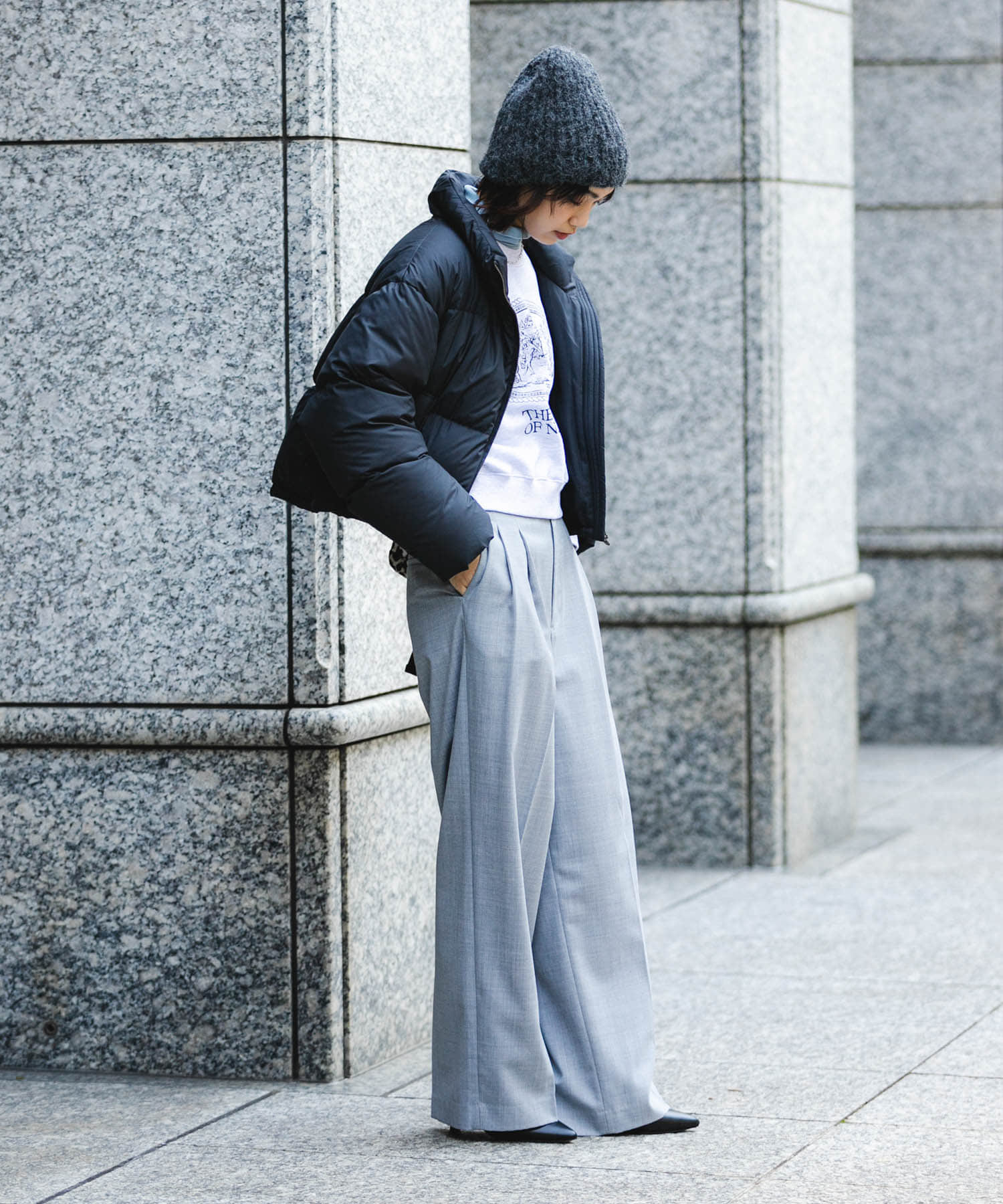 撥水ショートダウンコート(FREE BLACK): アウター｜URBAN